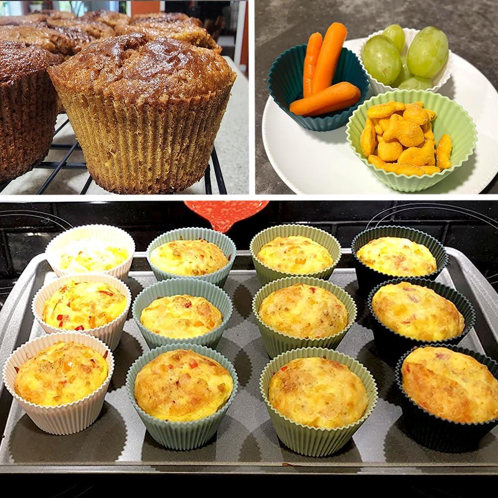 Tazas de Silicona Jumbo Pharamat 24 Pcs 9 cm Reutilizables