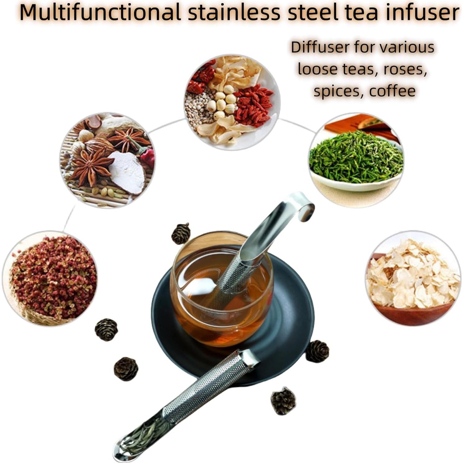 Infusor de Té de Acero Inoxidable DSXHXXKG - Colador para Hojas Sueltas