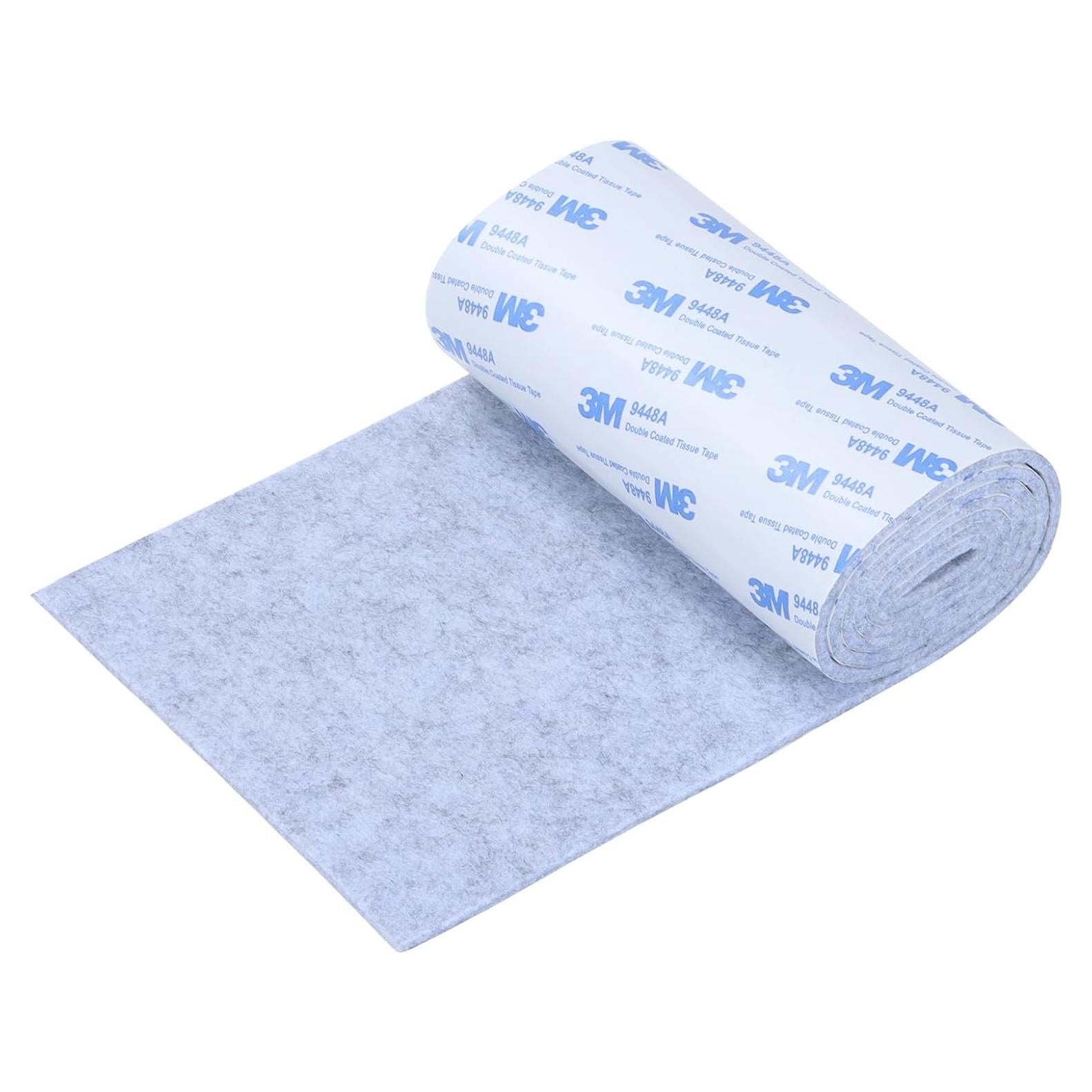 Almohadillas de Fieltro Autoadhesivas VOCOMO 12.7x101.6 cm Gris