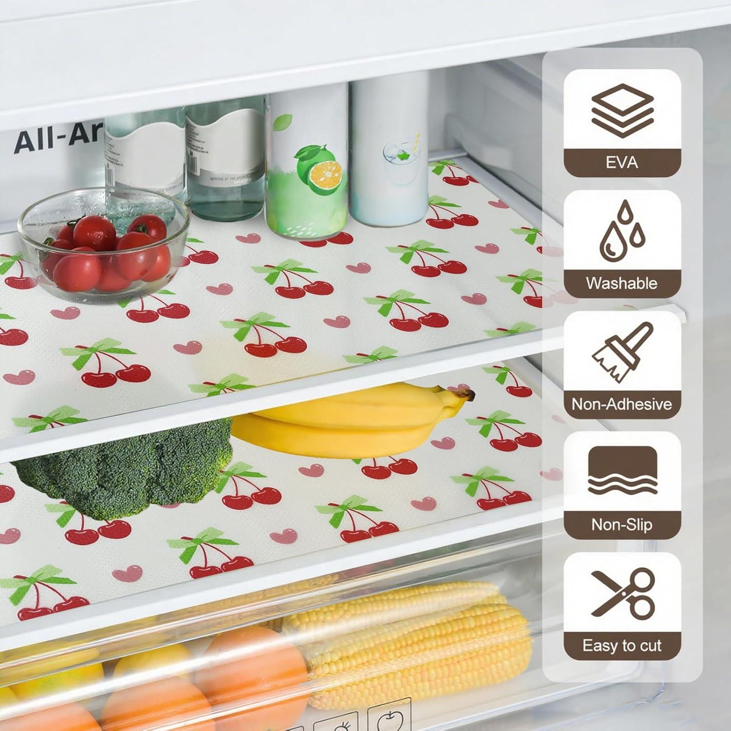 Forro de estante Jacriah Cereza 30x150 cm Antideslizante