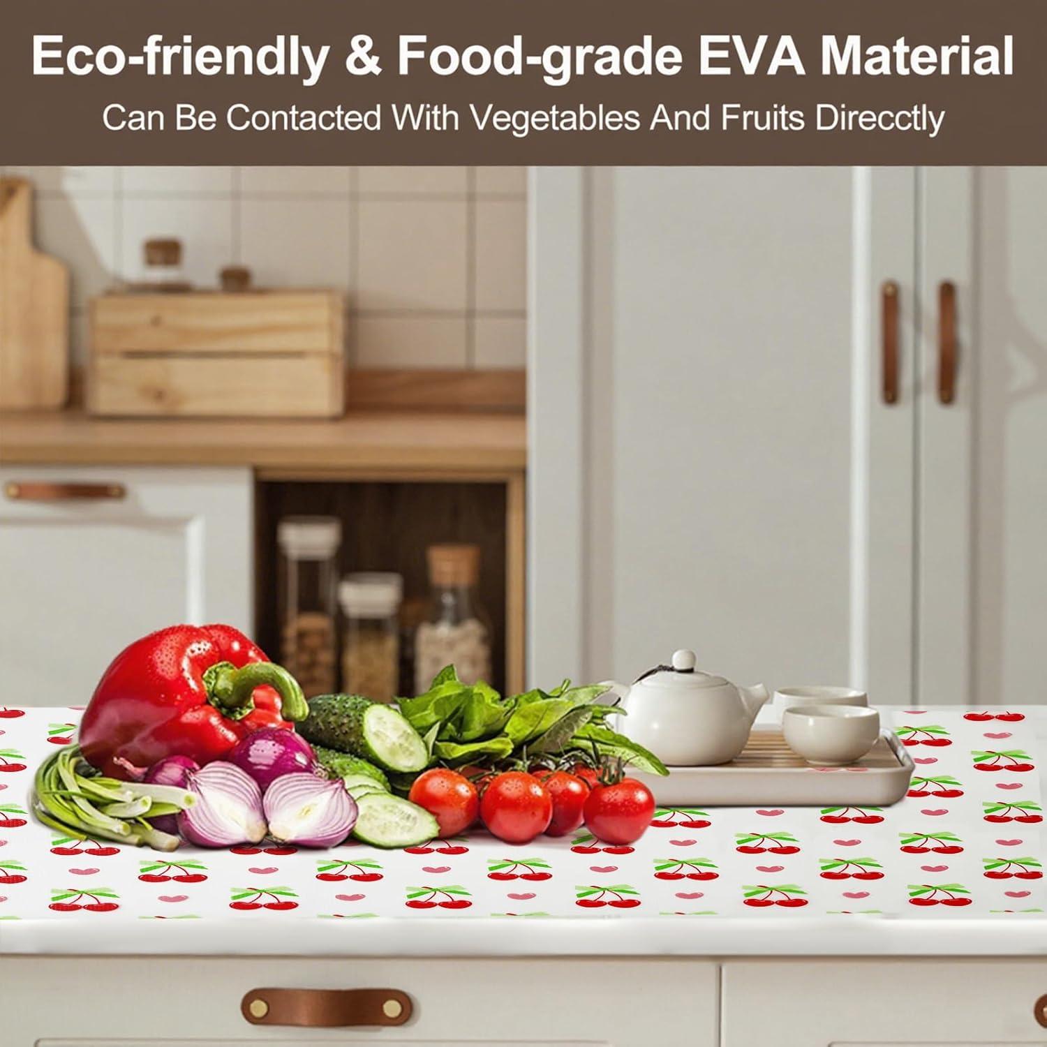 Forro de estante Jacriah Cereza 30x150 cm Antideslizante