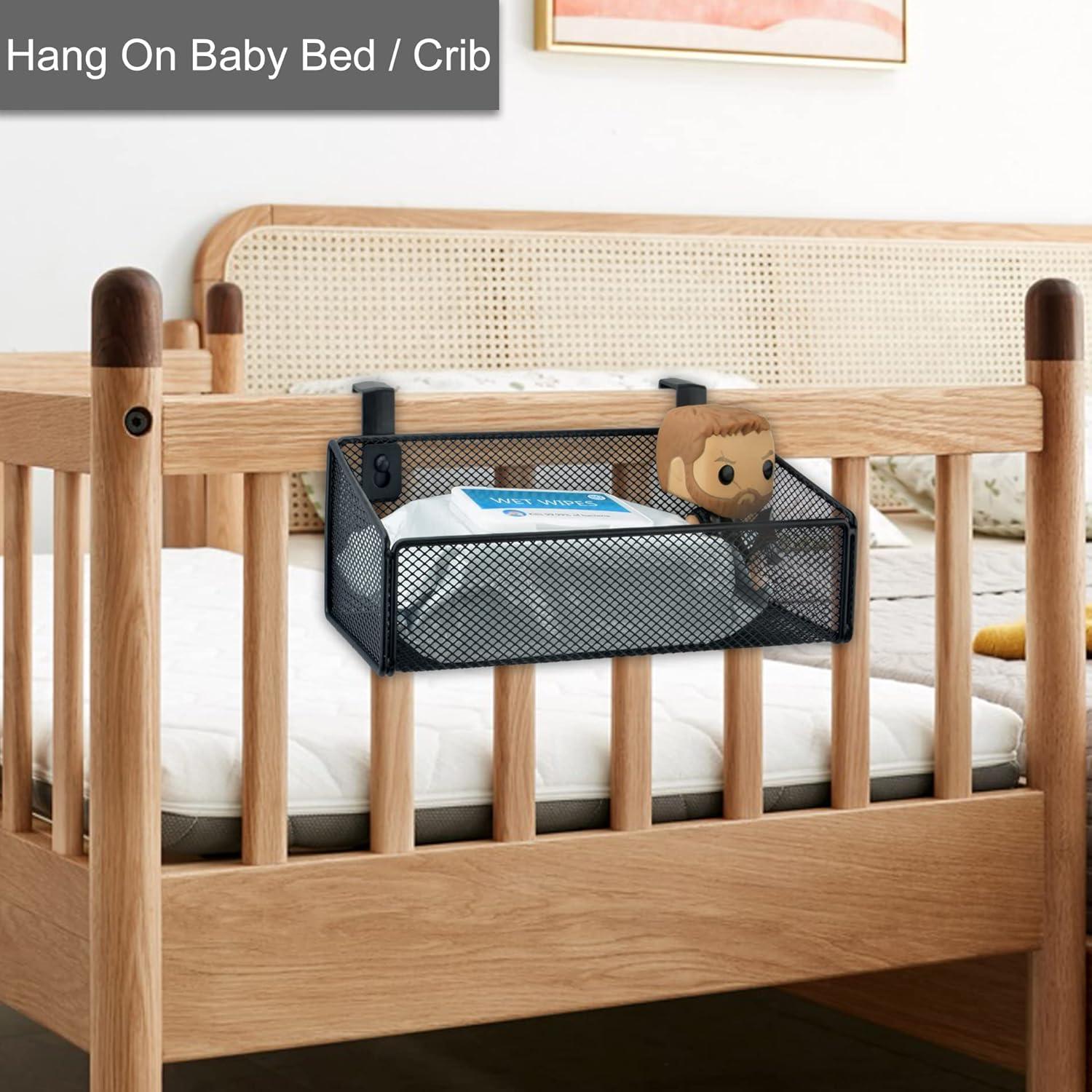 Cesta de Almacenamiento Colgante VILSECKY Blanca 26.5x12x9.2 cm