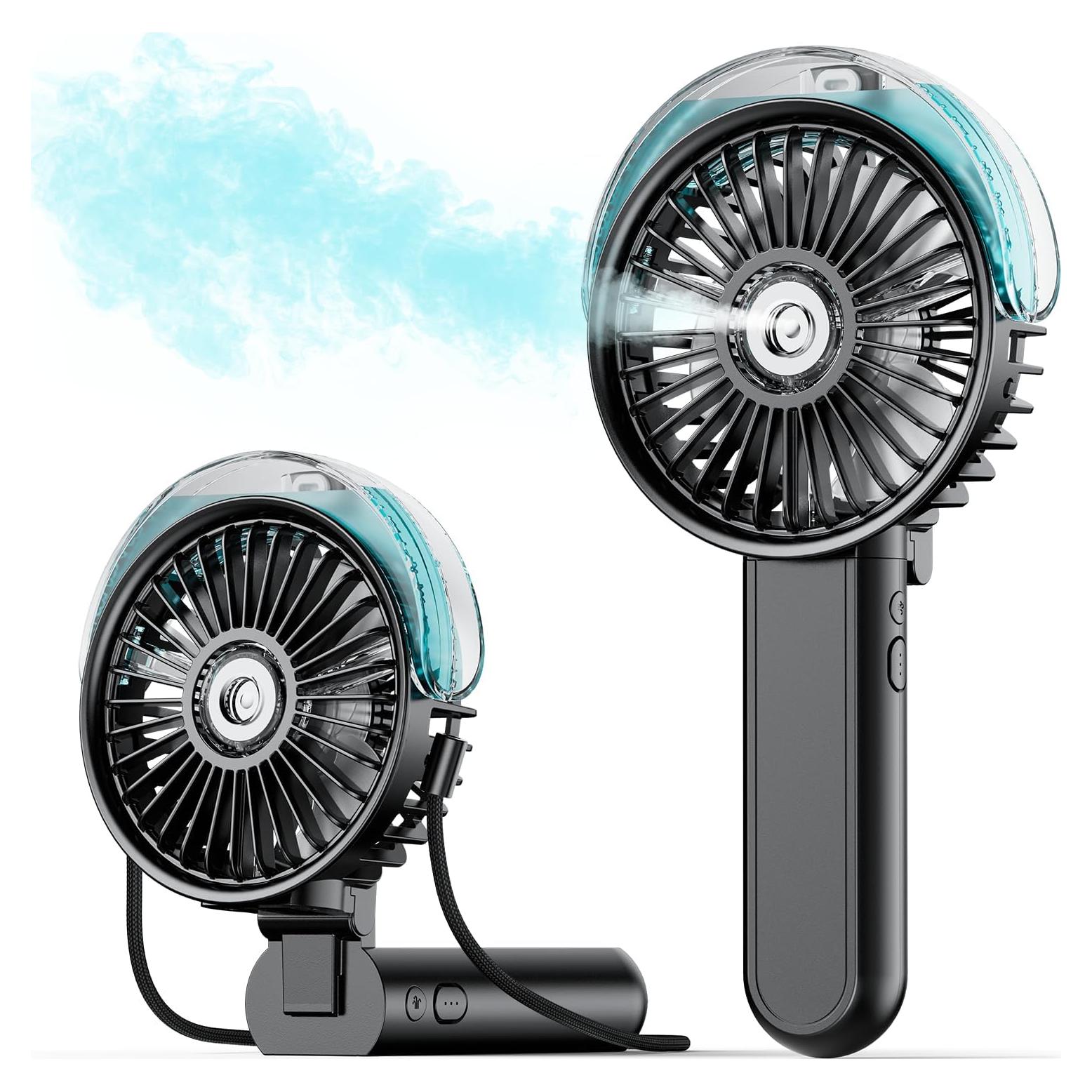Ventilador de Nebulización Portátil SWEETFULL - 3 Velocidades, 30ml, Recargable USB