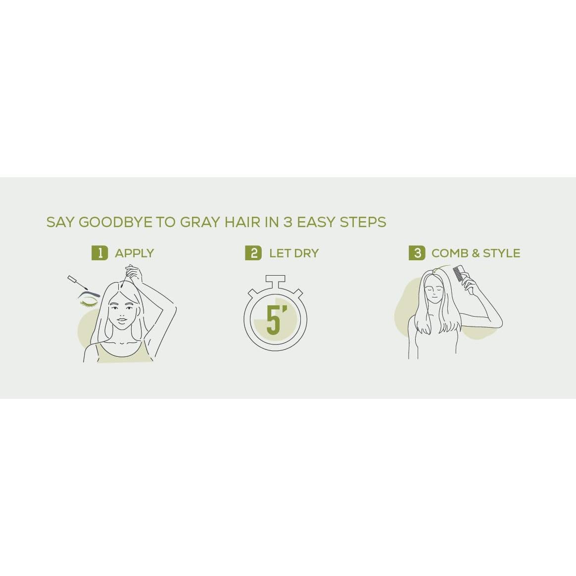 Retocar Raíces Instantáneo Naturtint - Negro 9.8 ml 2-en-1