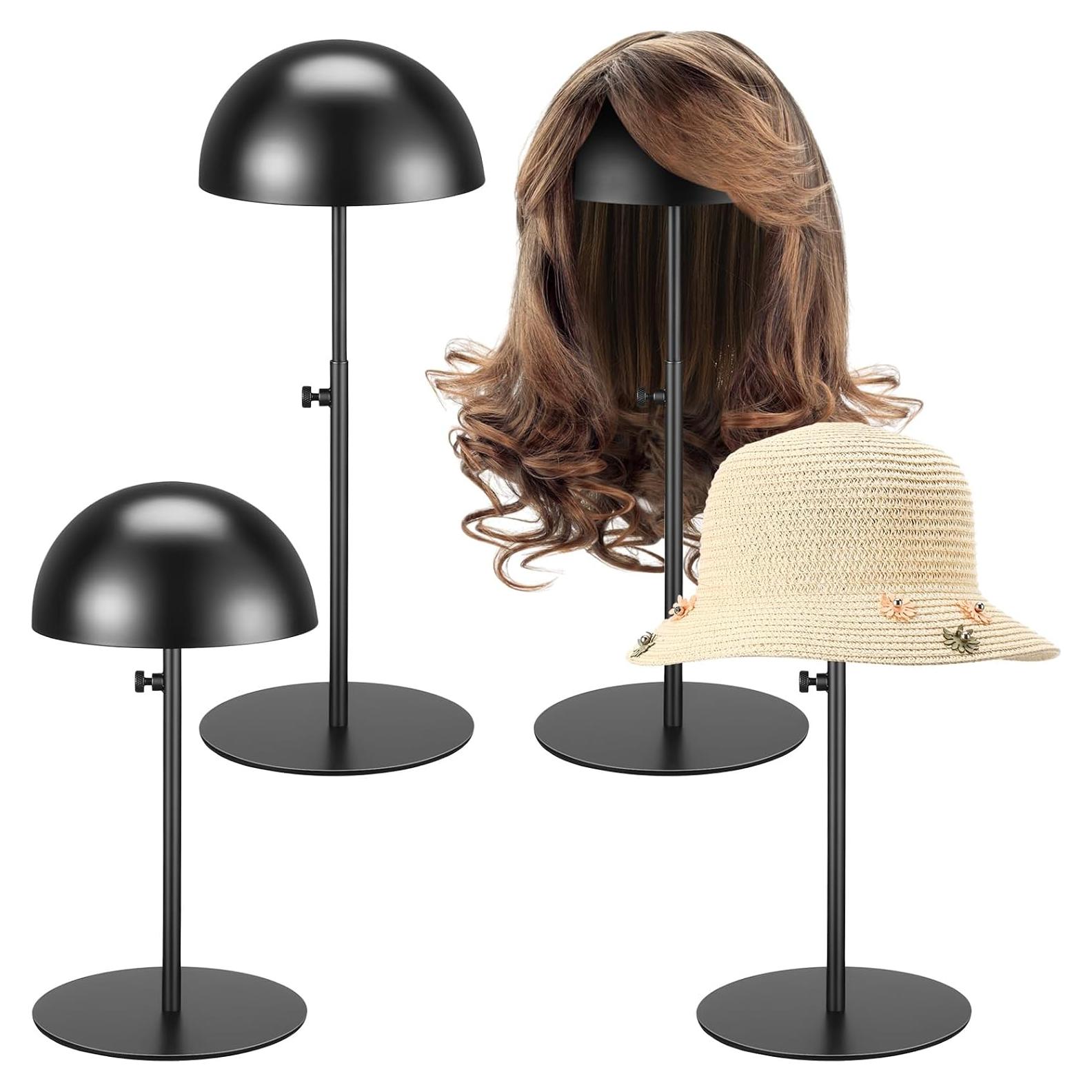 Soporte para Sombreros Sintuff 4 Pcs Ajustable 20-40 cm Negro