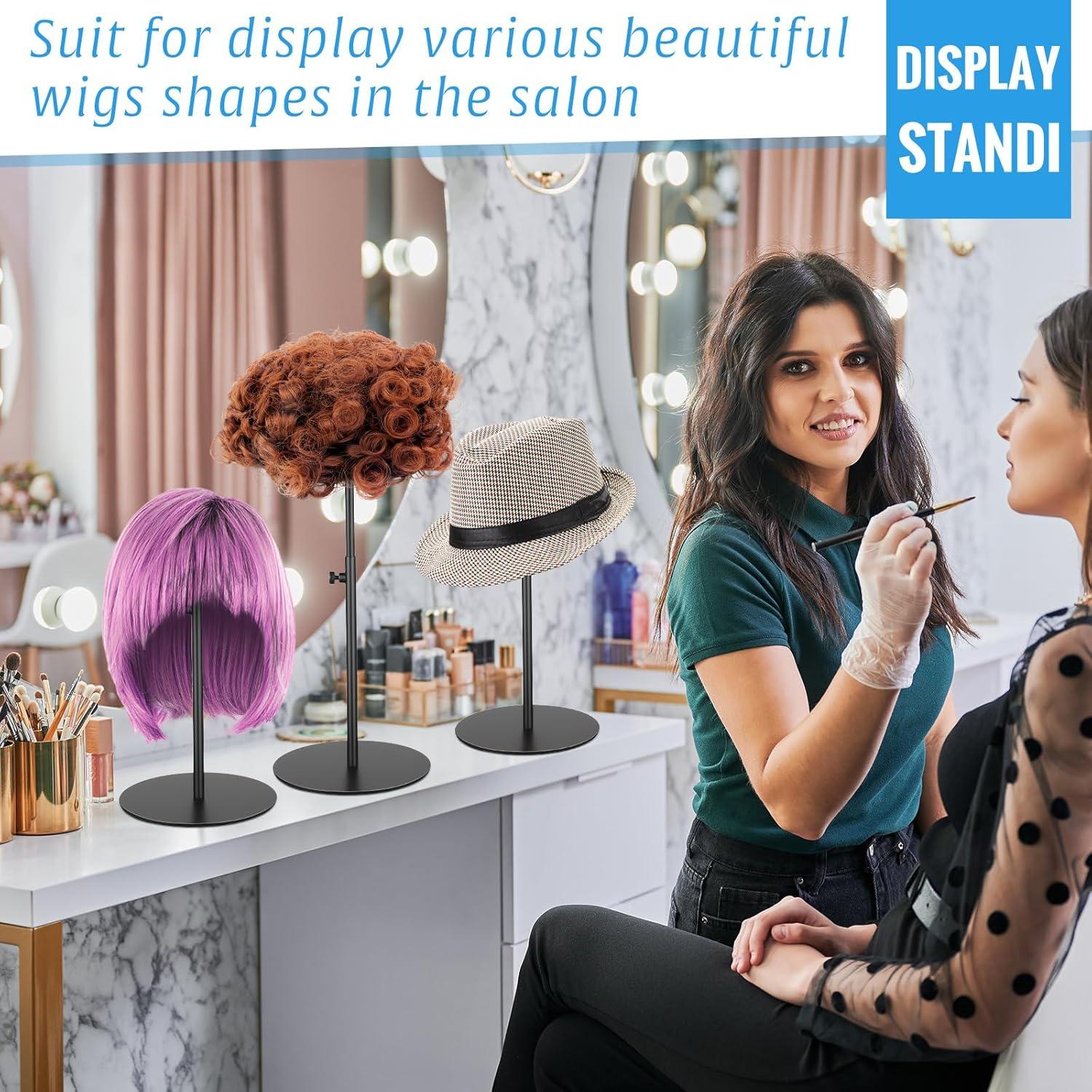 Soporte para Sombreros Sintuff 4 Pcs Ajustable 20-40 cm Negro