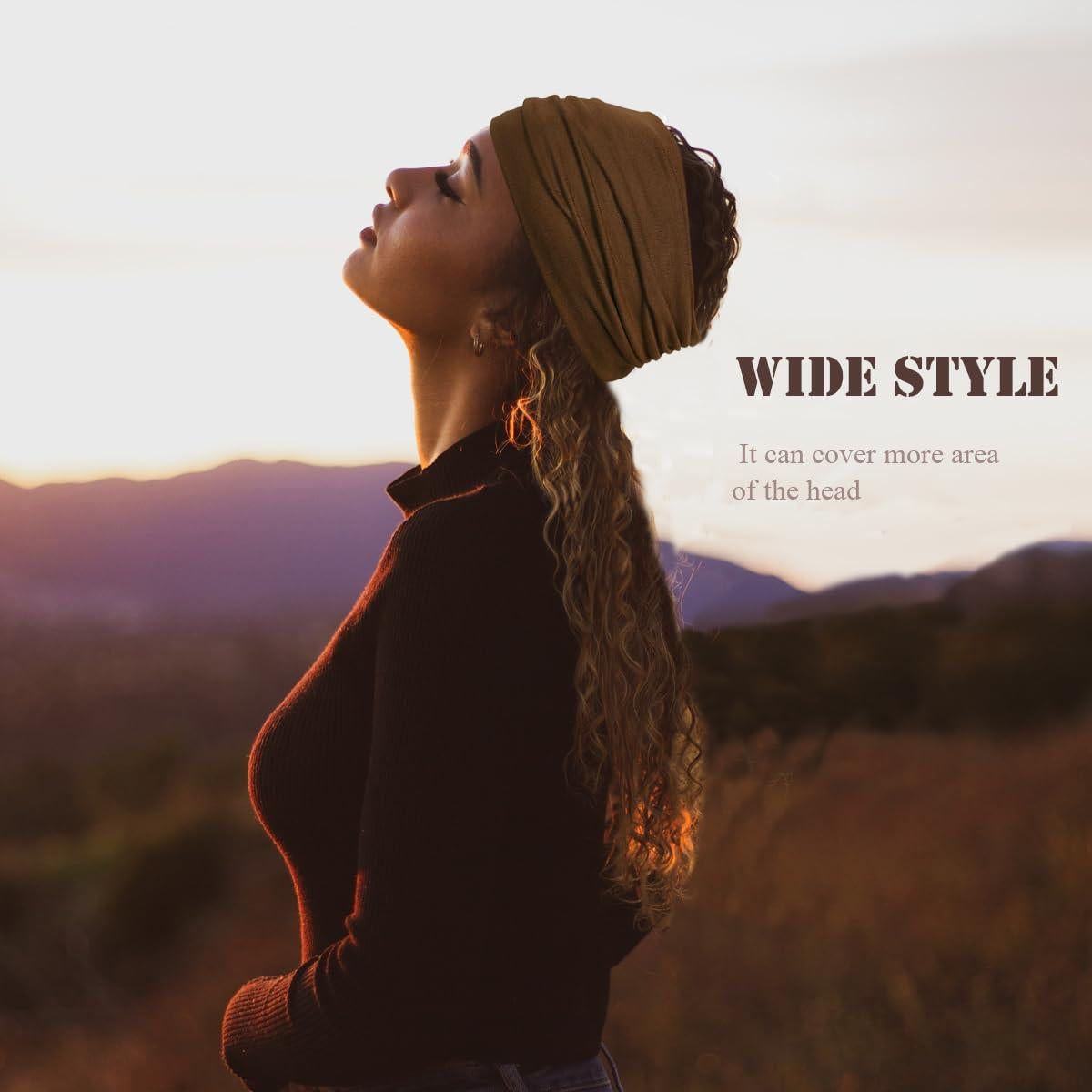 Diademas Anchas YONUF para Mujeres - Paquete de 6 Colores