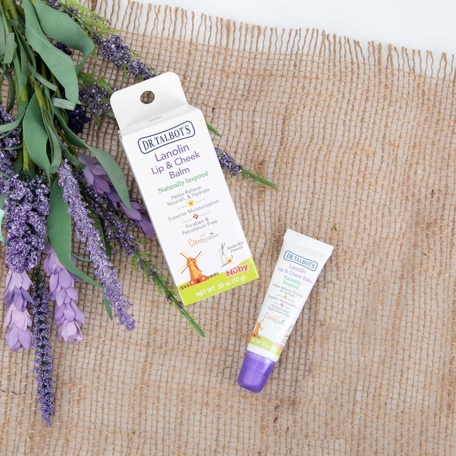 Bálsamo Labial y de Mejillas Dr. Talbot 9.92g Lanolina Sabor Vainilla