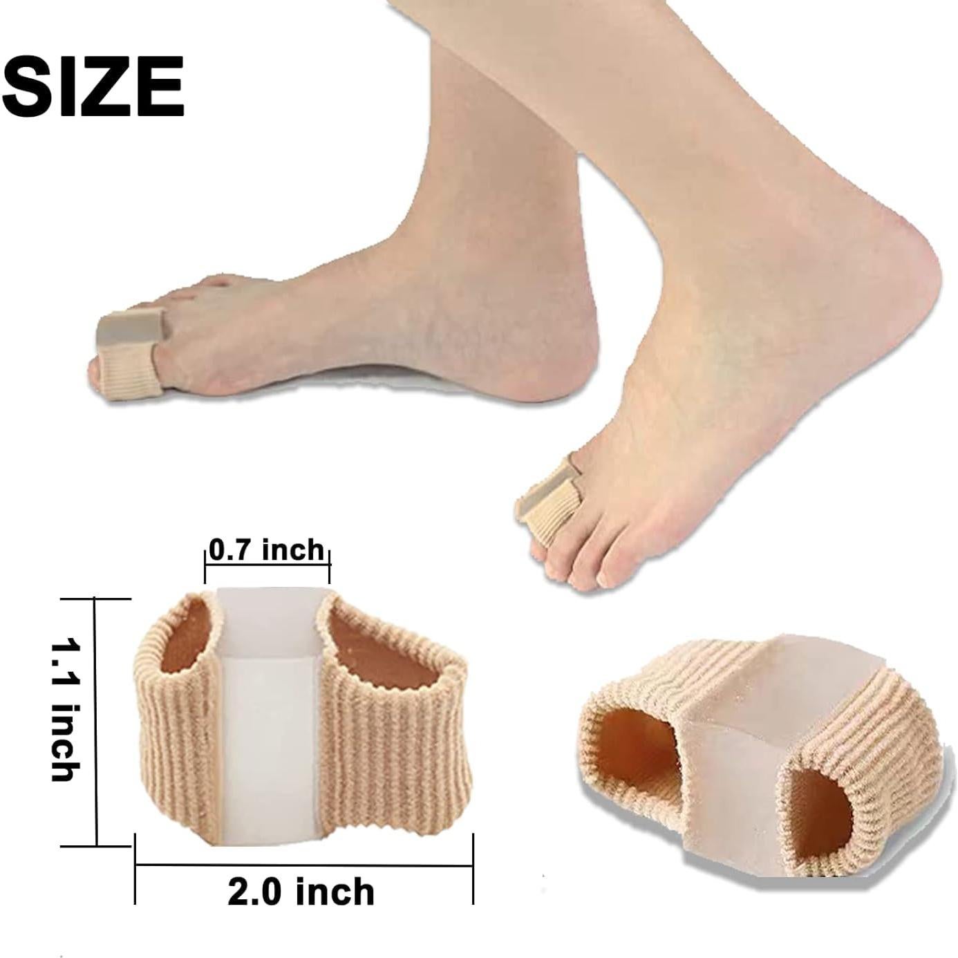 Separadores de Dedos de Gel Whycalon 2PCS para Juanetes