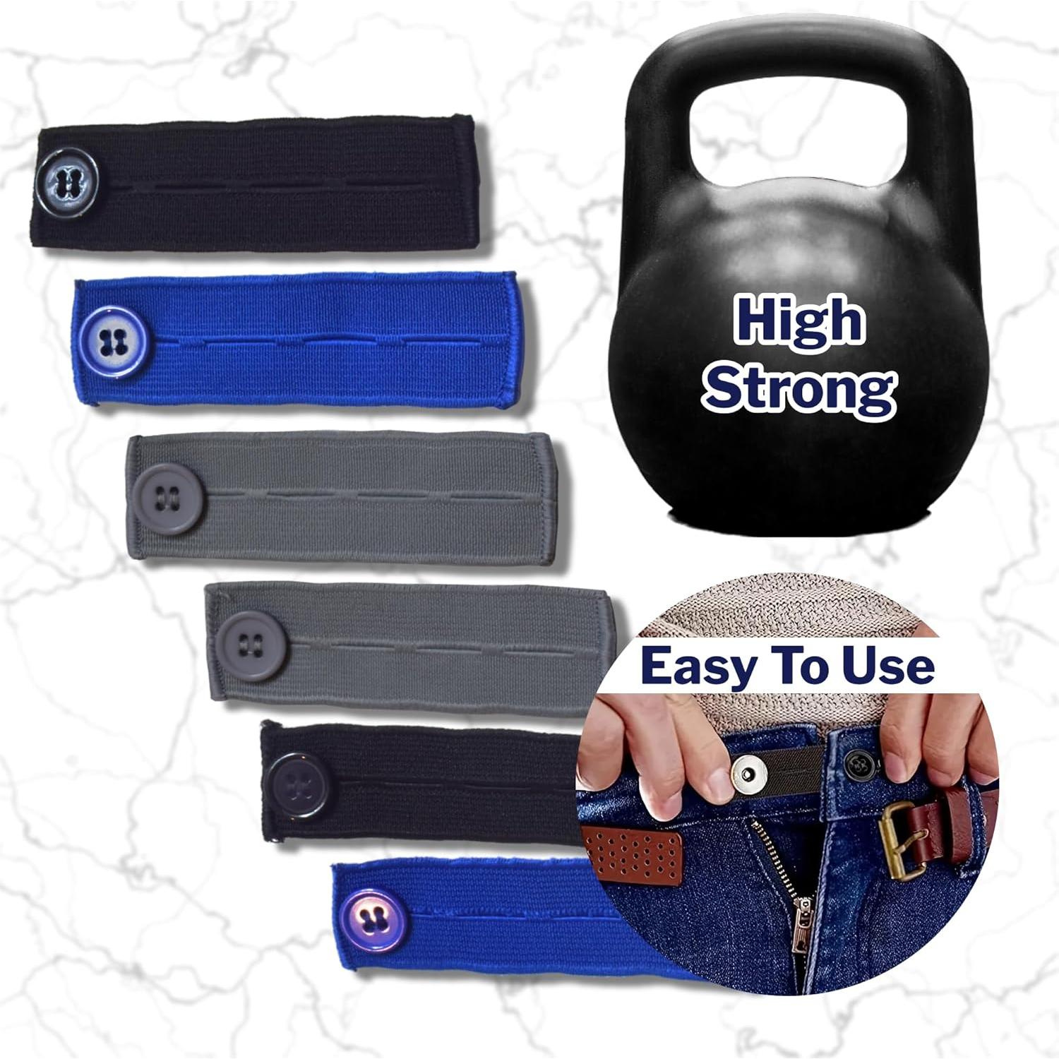 Juego de 6 Extensores de Cintura Elásticos Lakesstory