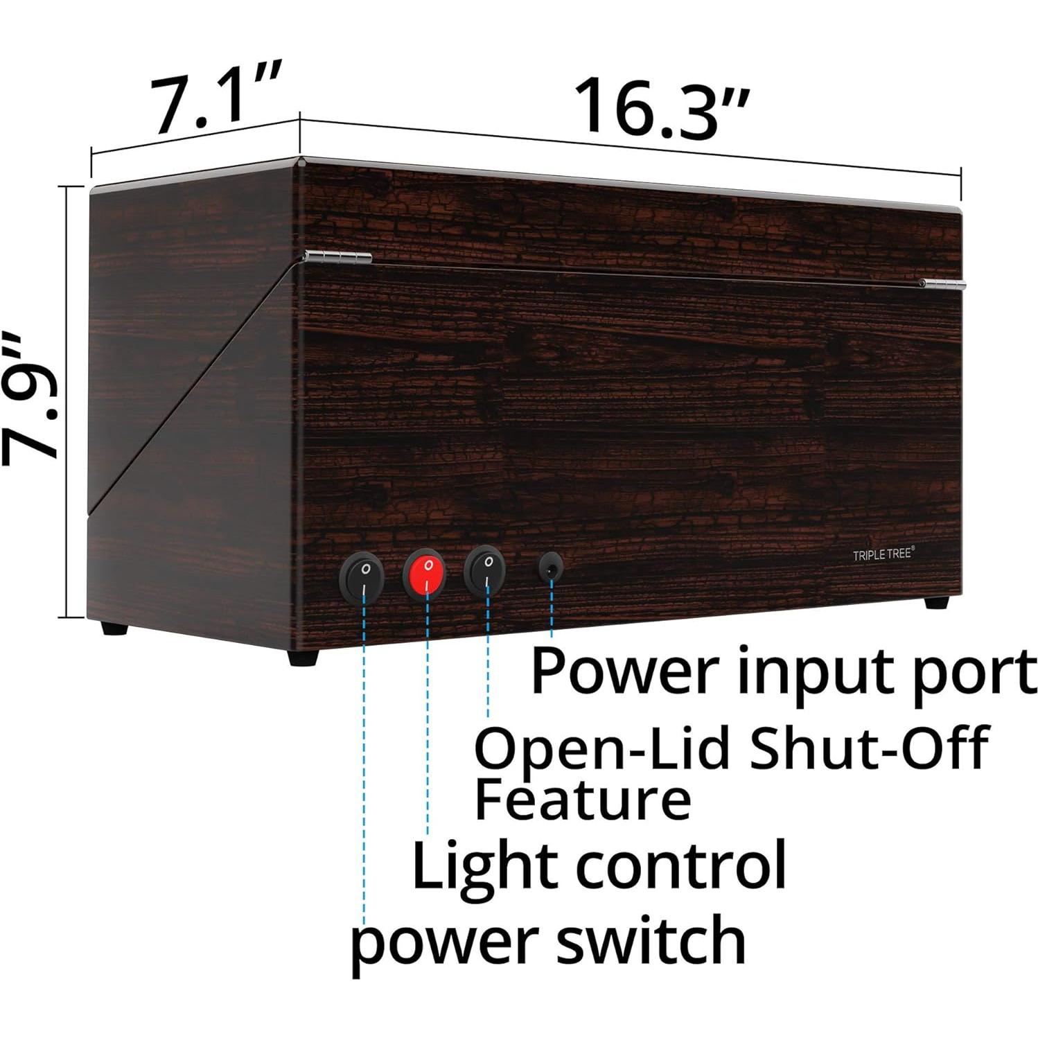 Enrollador de Reloj DOOMOOK para 6 Relojes Automáticos con LED