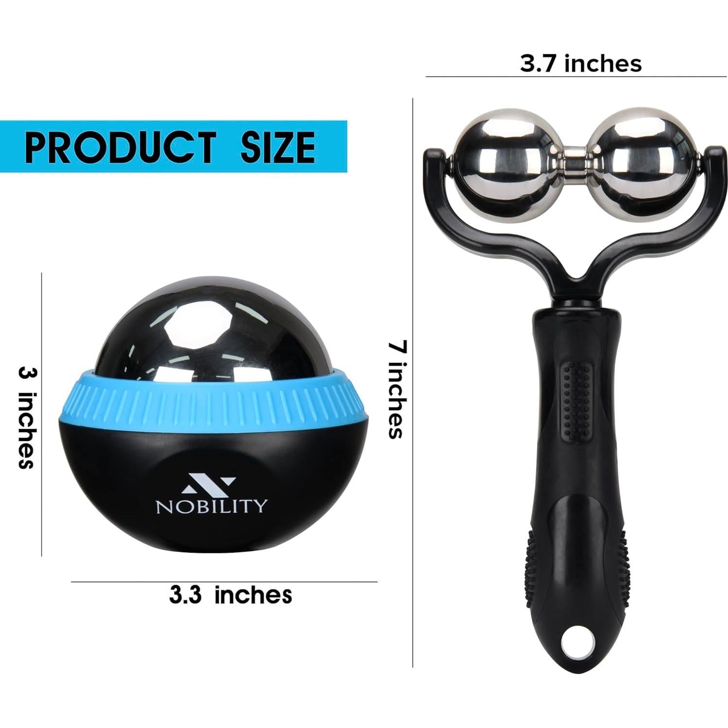 Rodillo de Masaje Nobility - Frío y Calor, Alivio Muscular