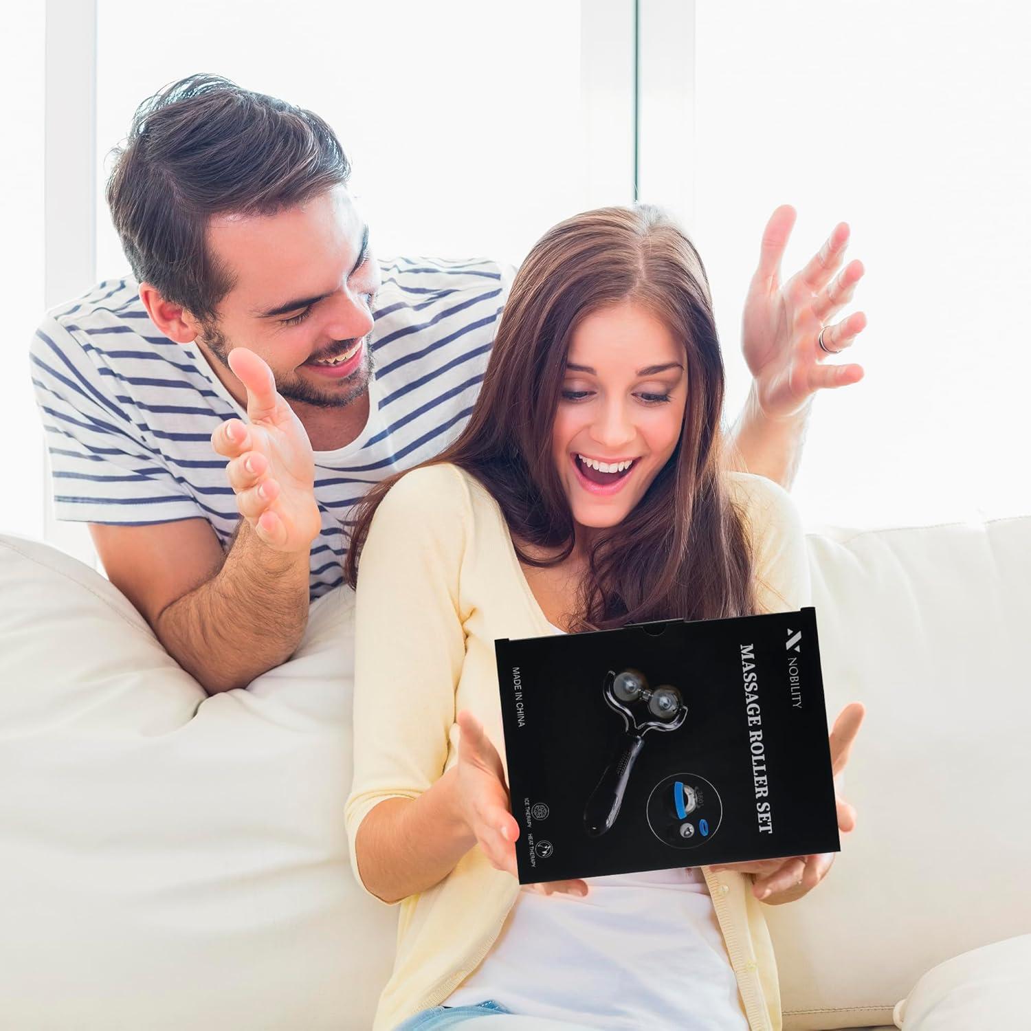 Rodillo de Masaje Nobility - Frío y Calor, Alivio Muscular