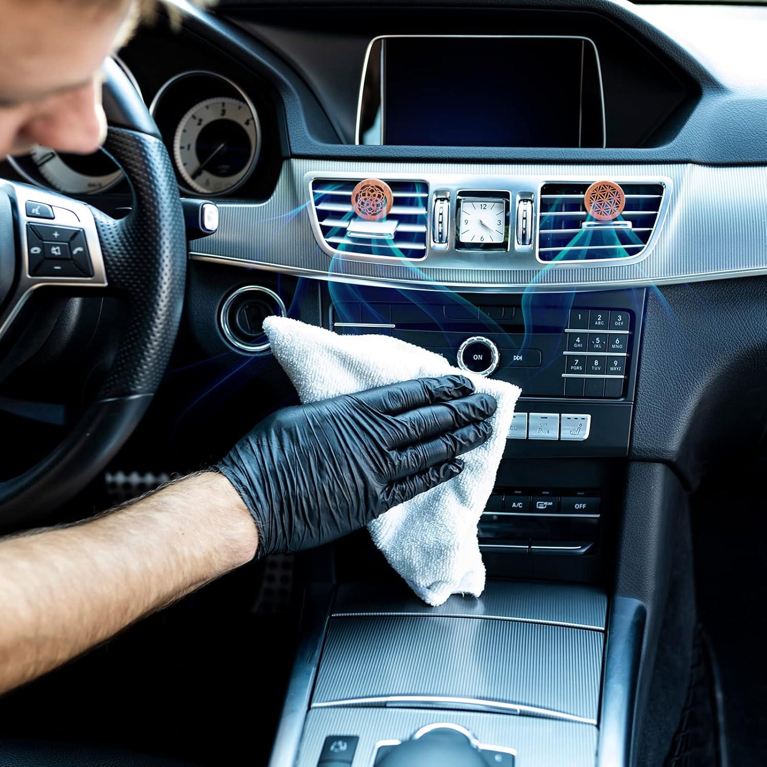 Difusores de Aceite Esencial Patelai para Automóvil - 4 Pcs Madera