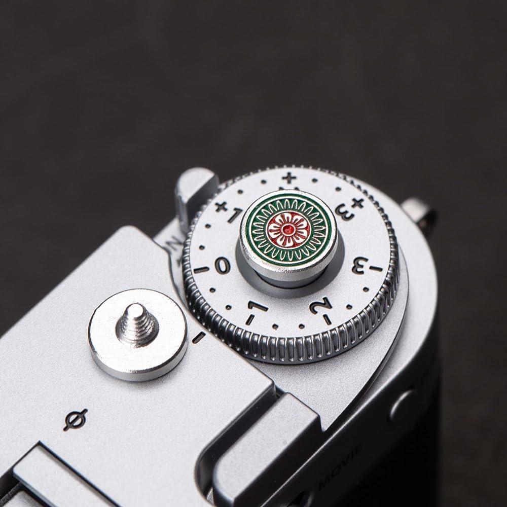 Botón de obturador Mahjong Chino para cámaras Fuji y Nikon