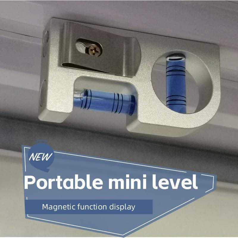 Nivel Mini Magnético The Yan He de Aluminio 85x15x45mm