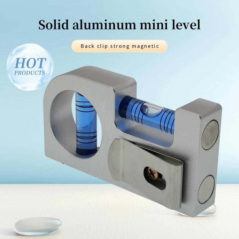 Nivel Mini Magnético The Yan He de Aluminio 85x15x45mm