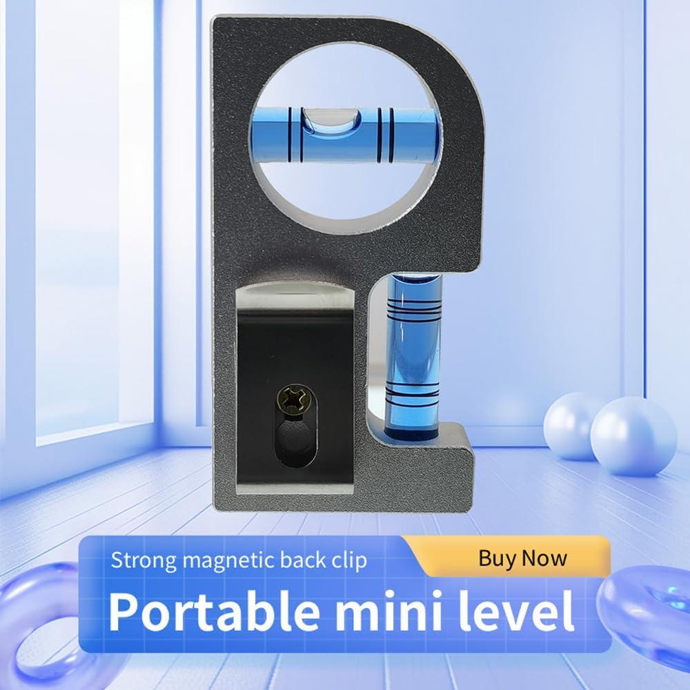 Nivel Mini Magnético The Yan He de Aluminio 85x15x45mm