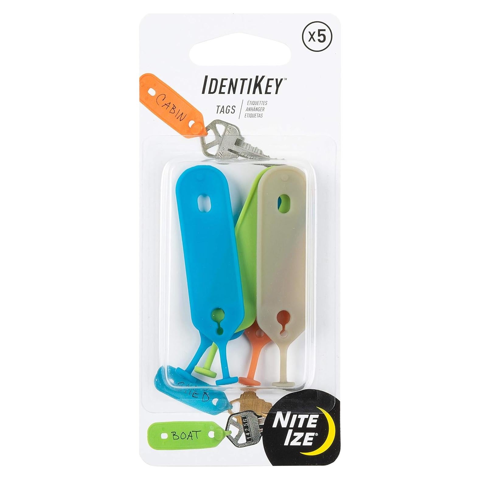 Etiquetas IdentiKey Nite Ize - Identificación Llaves Coloridas