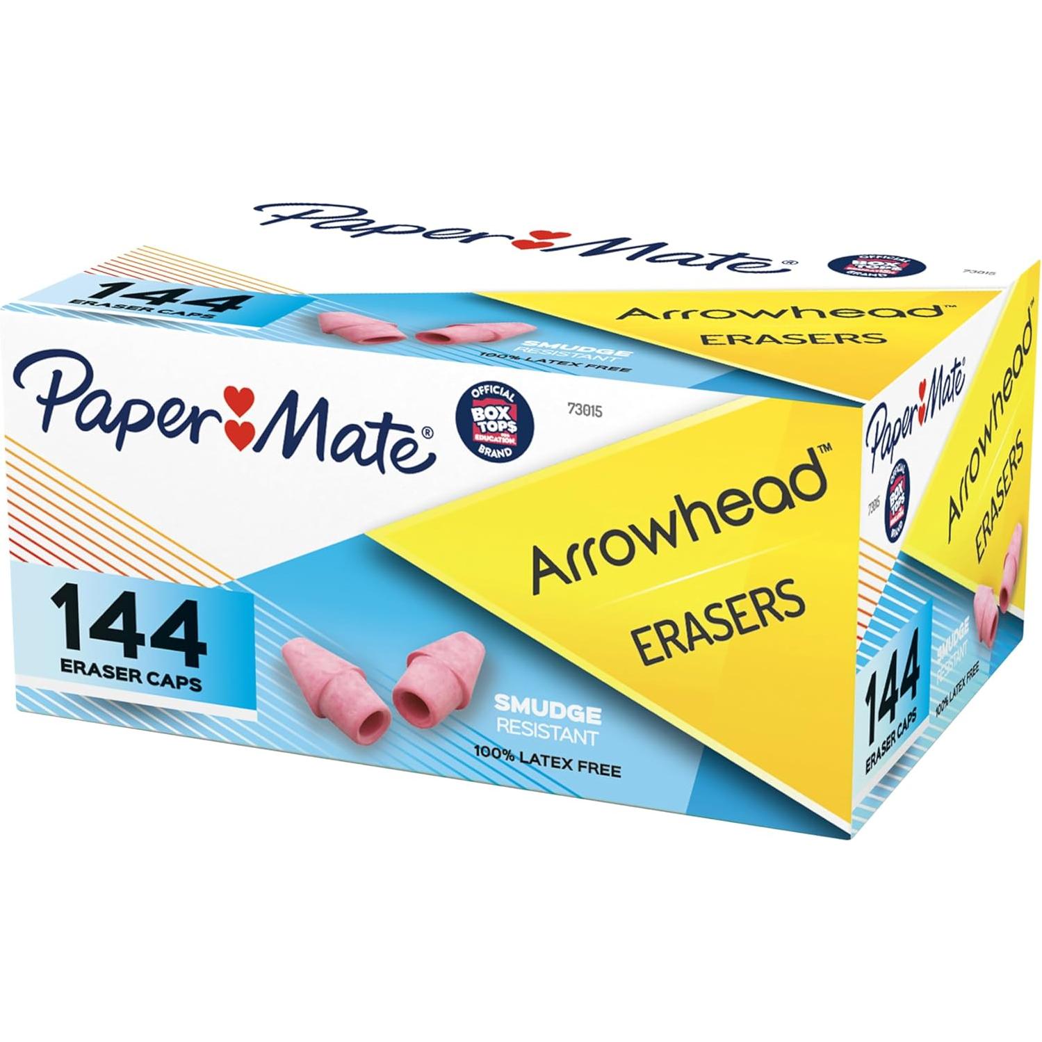 Borradores de Tapa Rosa Paper Mate Arrowhead - 144 Unidades