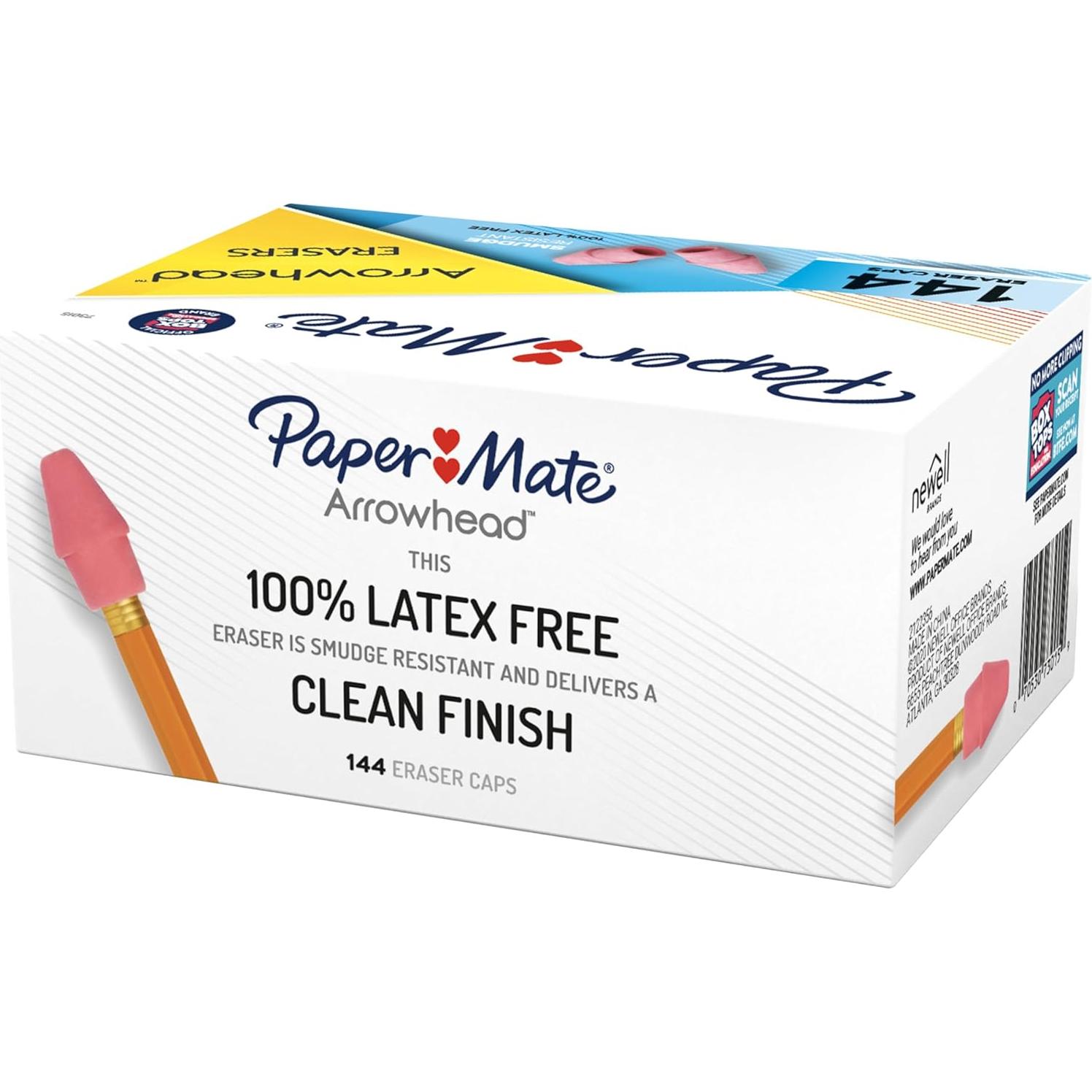 Borradores de Tapa Rosa Paper Mate Arrowhead - 144 Unidades