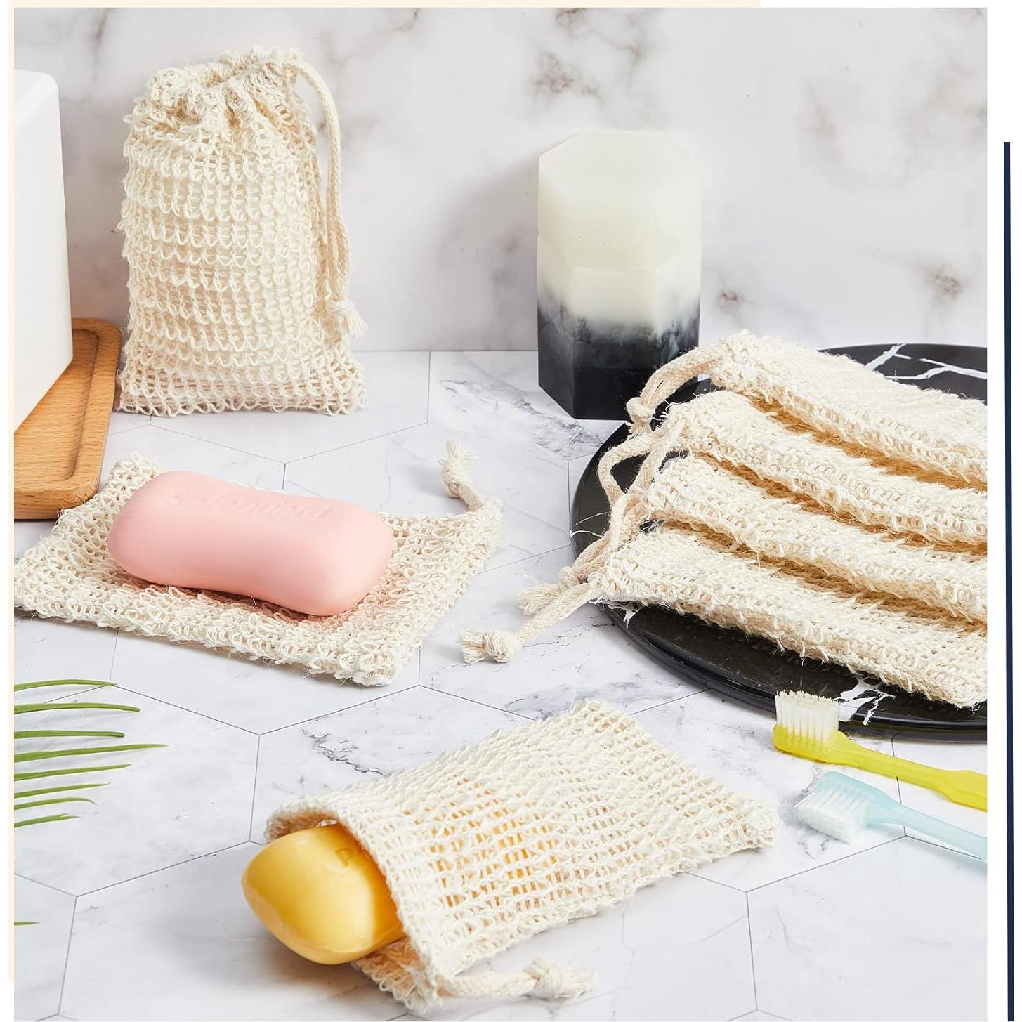 Paquete de 50 bolsas exfoliantes para jabón Cunhill 14x9 cm