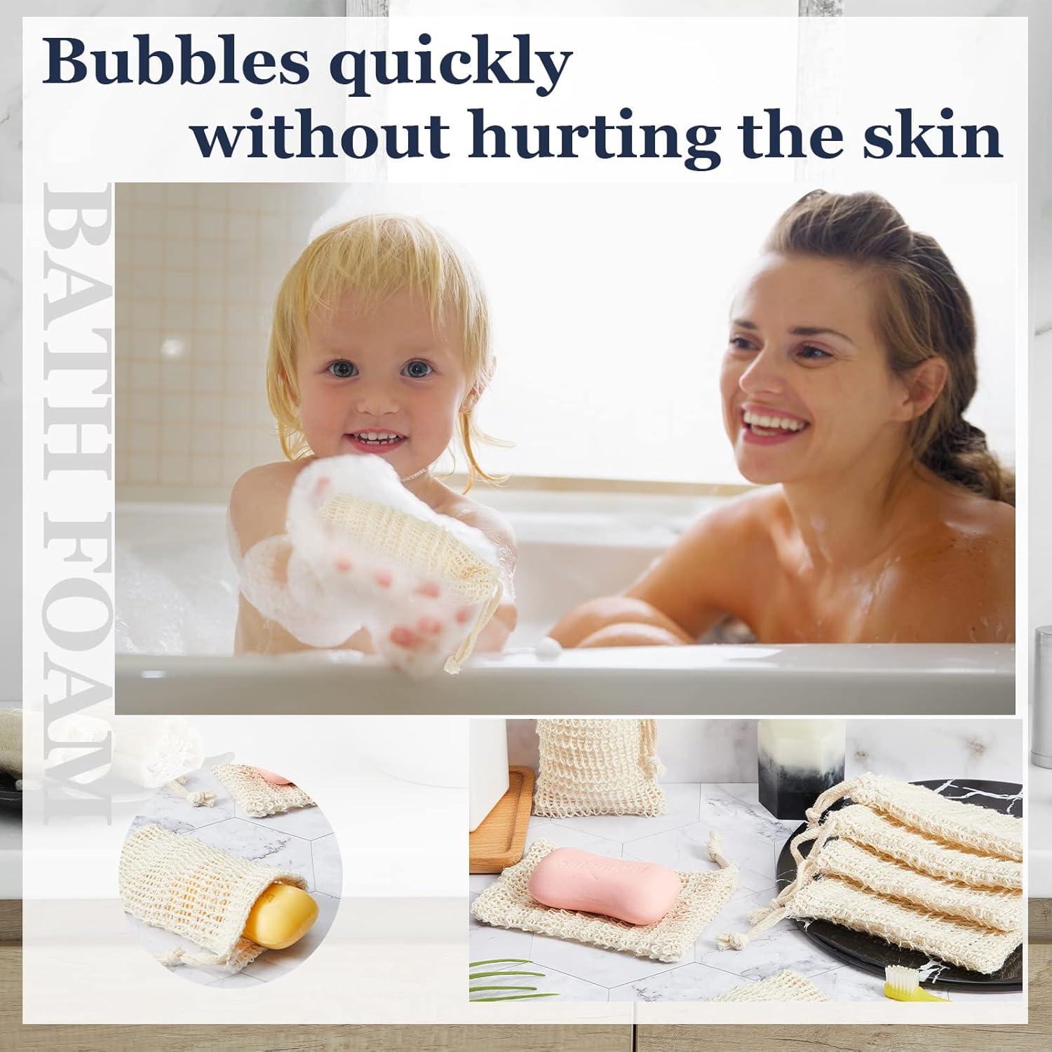 Paquete de 50 bolsas exfoliantes para jabón Cunhill 14x9 cm