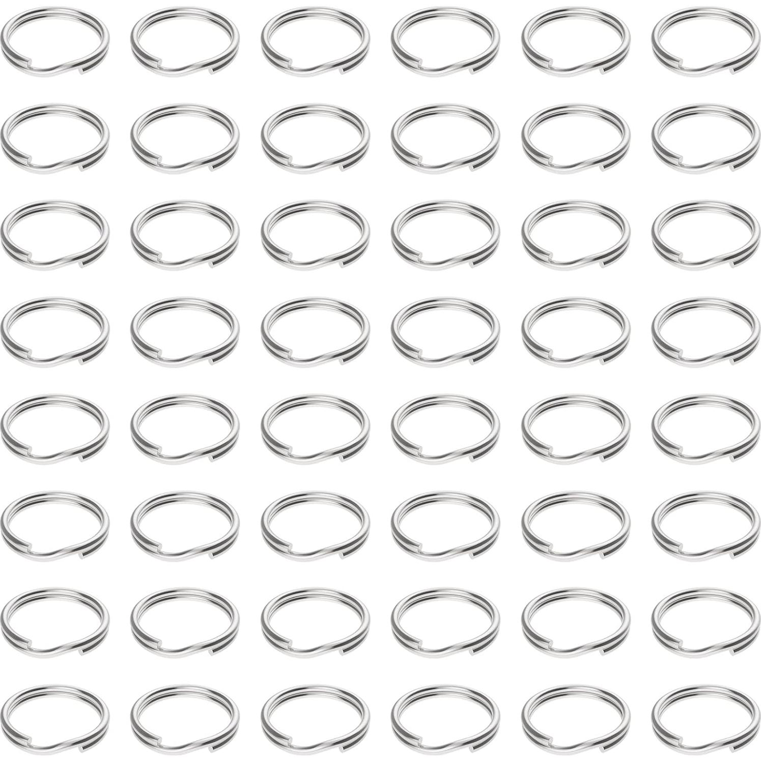 Pawfly 200 Anillas Mini de 1.27 cm Doble Bucle para Joyería