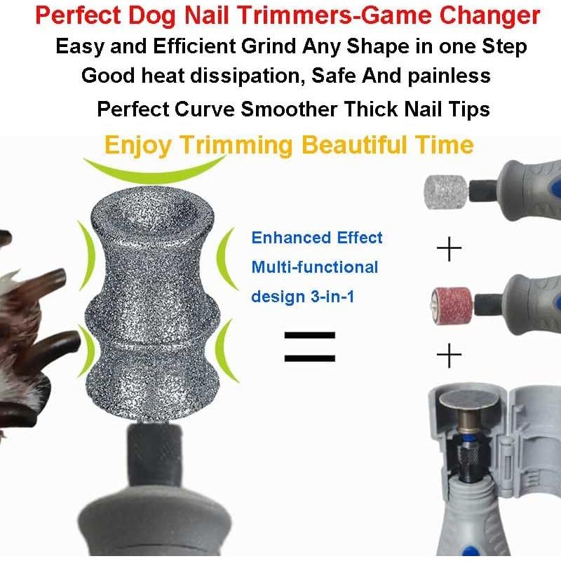 Cabezas de Repuesto Dremel para Amoladora de Uñas de Perro 1/8"