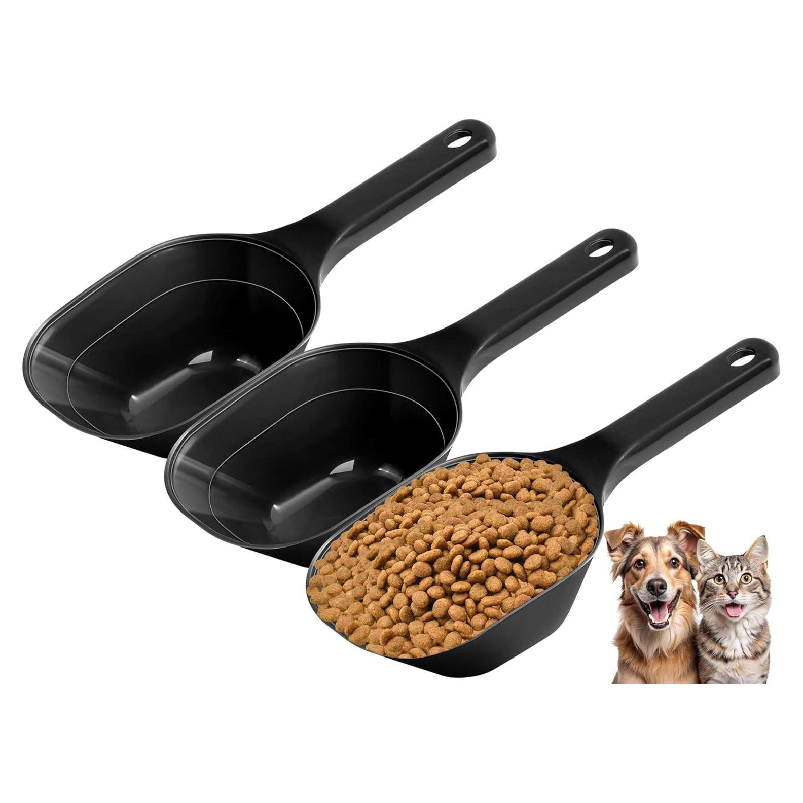 Pack de 3 Cucharones Medidores para Mascotas Aosnare - 1 Taza