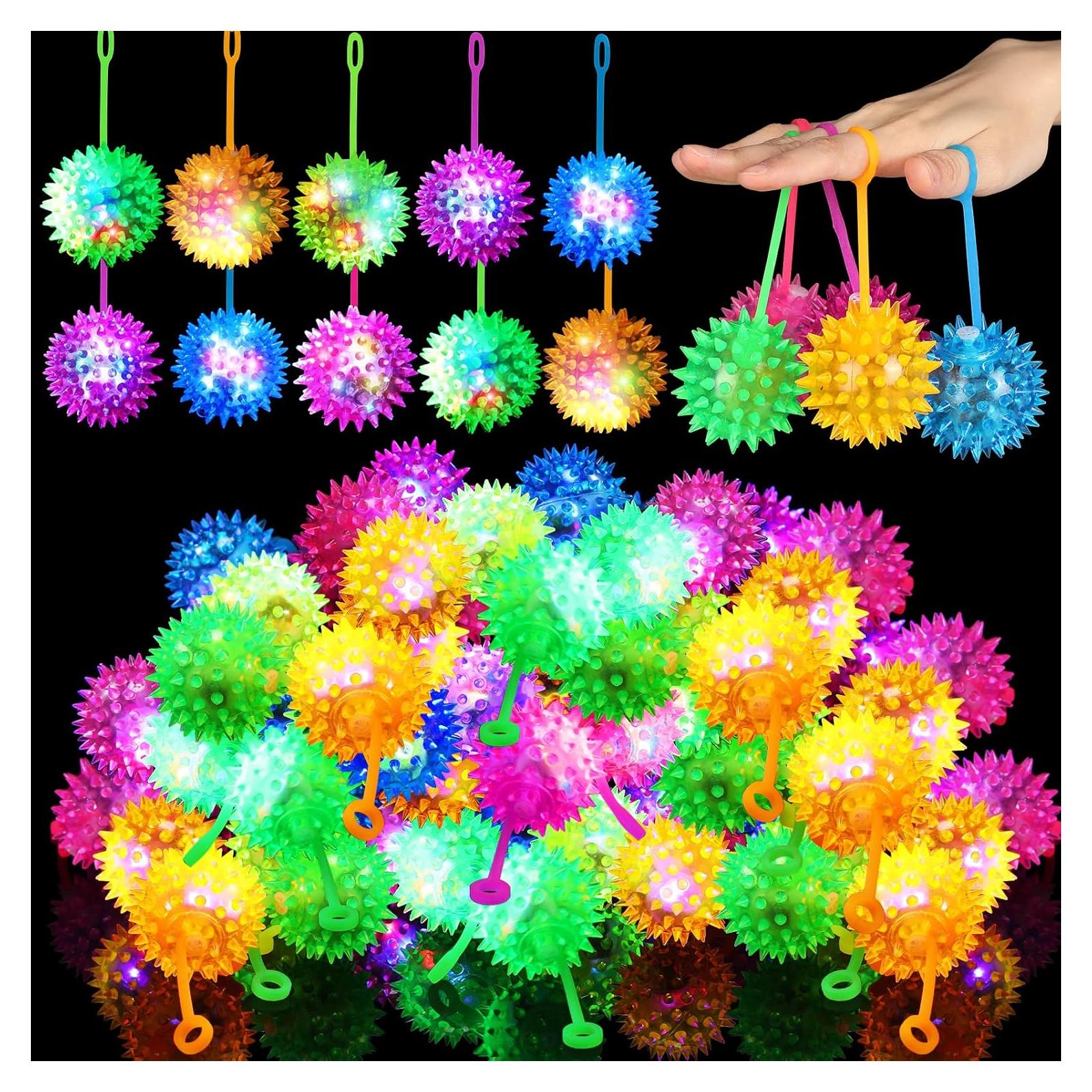 Pelotas LED Rebotadoras Sotiff 9 Pcs Multicolor 5.5 cm
