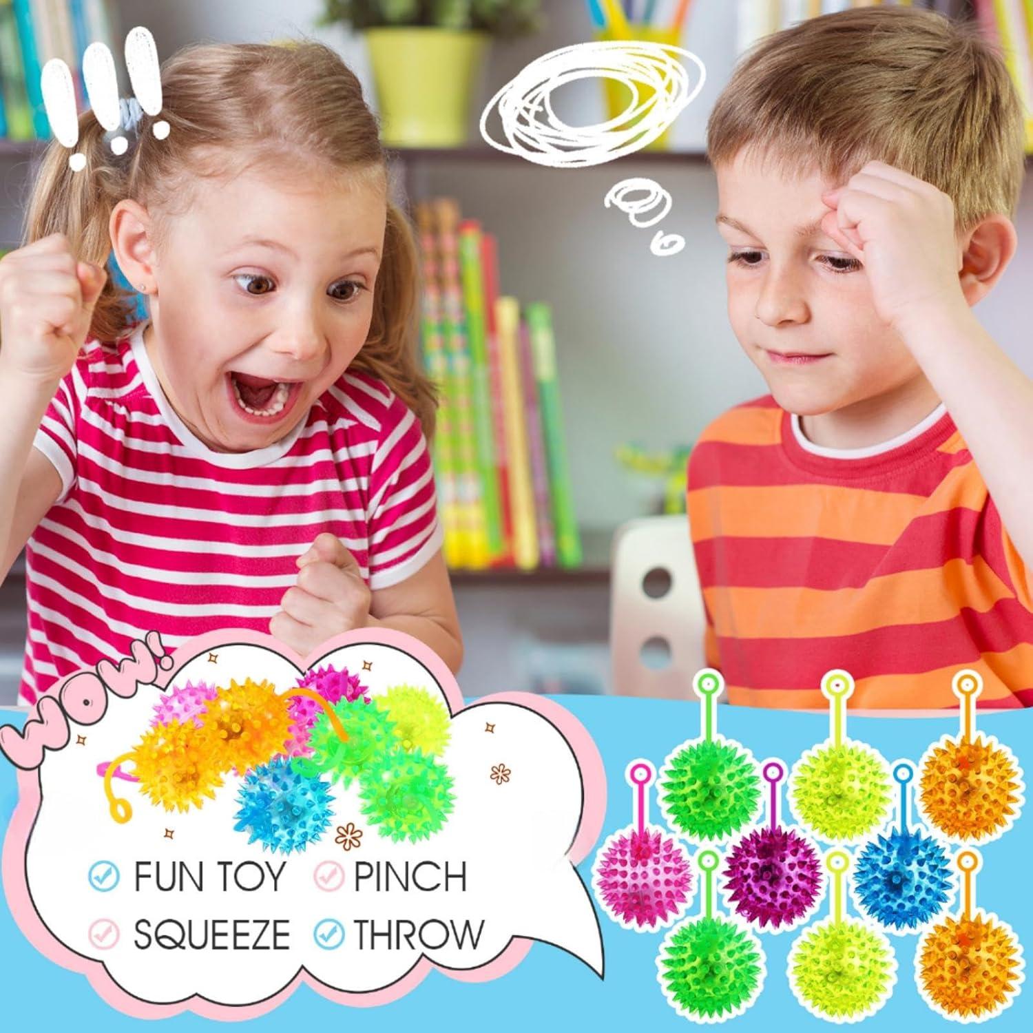 Pelotas LED Rebotadoras Sotiff 9 Pcs Multicolor 5.5 cm