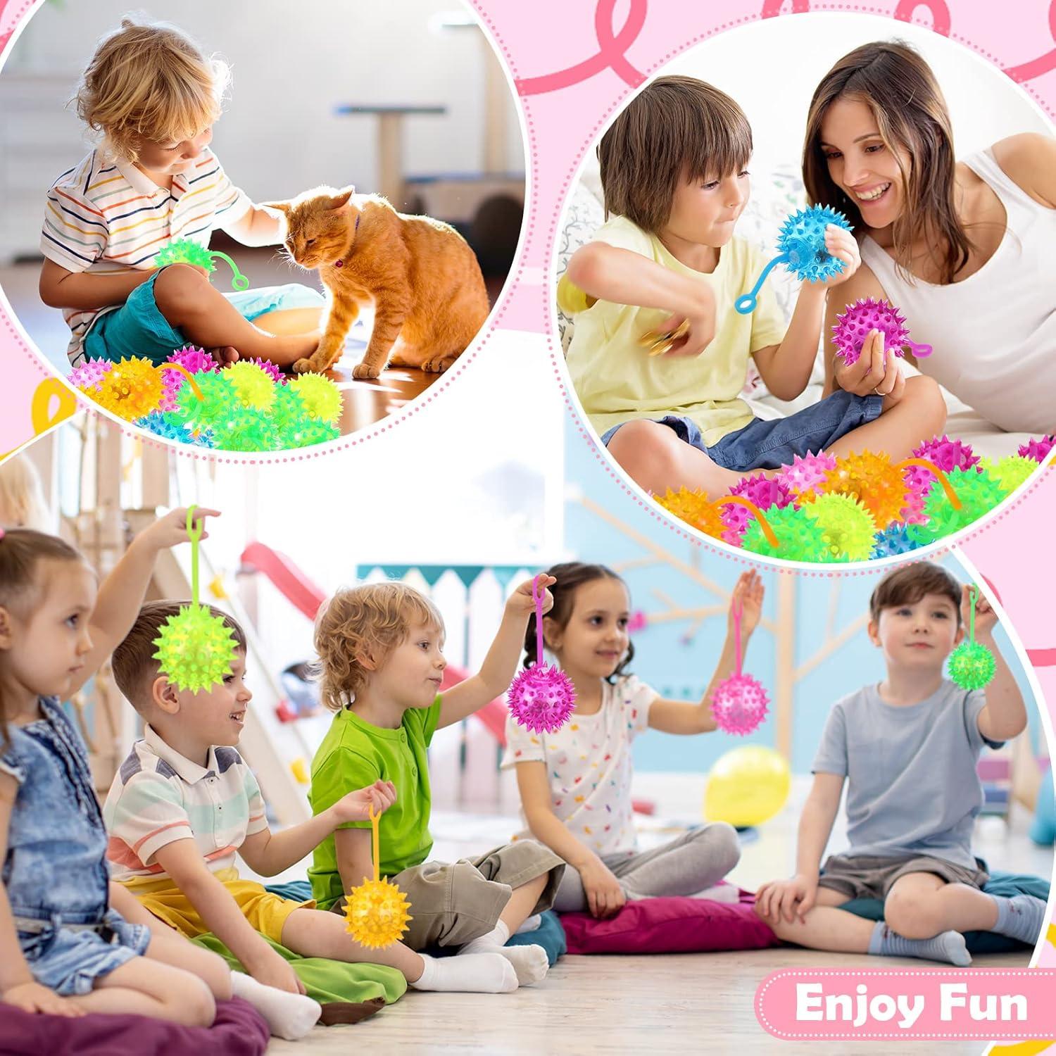 Pelotas LED Rebotadoras Sotiff 9 Pcs Multicolor 5.5 cm