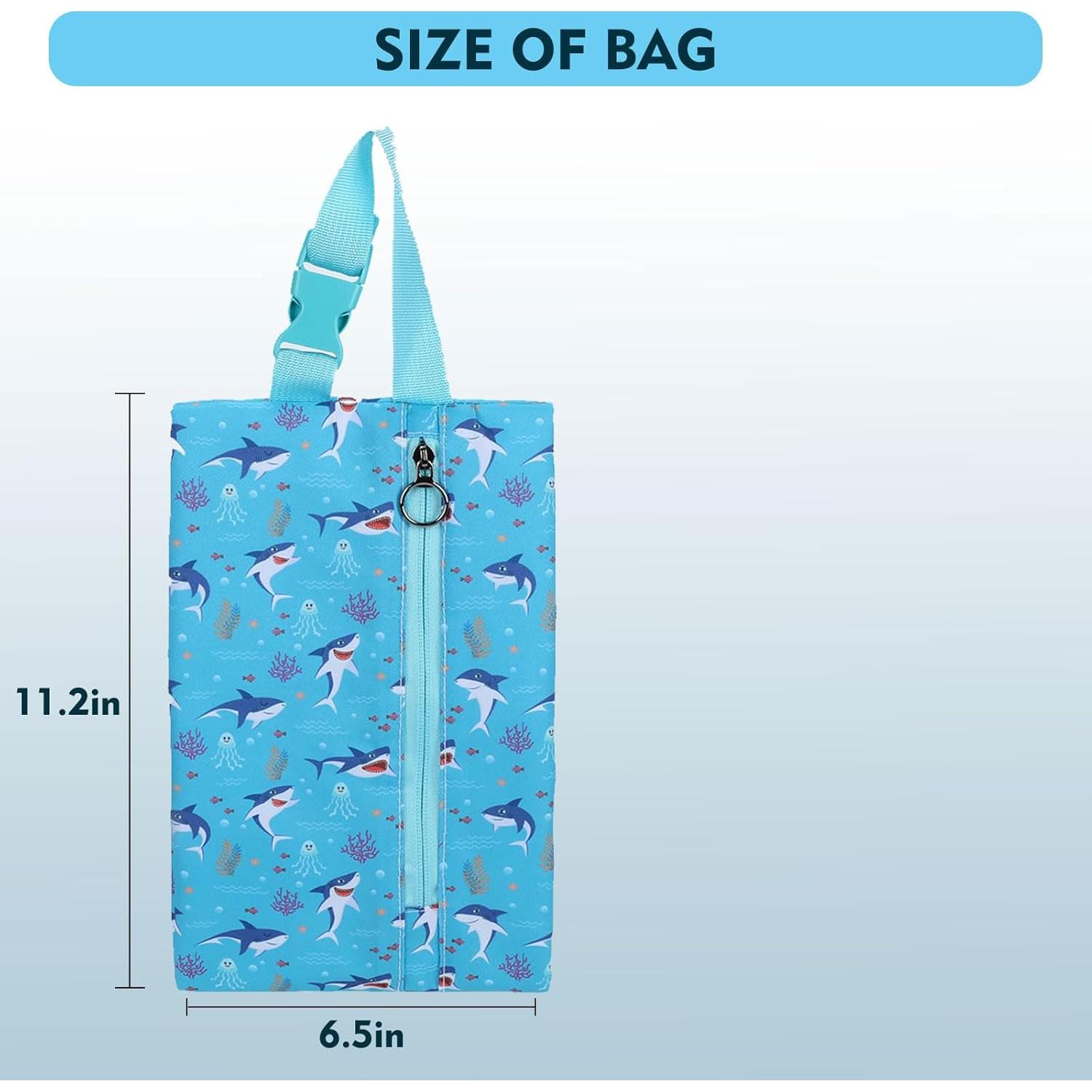 Bolsa de Snack Aislada Maplerich JBK Tiburón Azul 5L