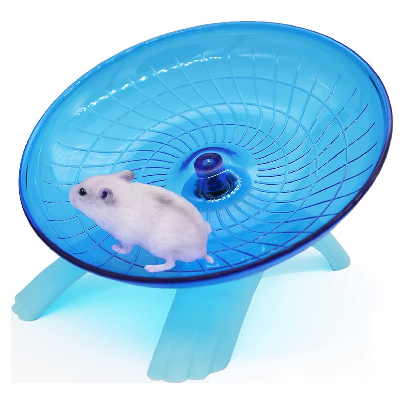 Rueda de Ejercicio para Hámster Litewood 18cm Azul Silenciosa