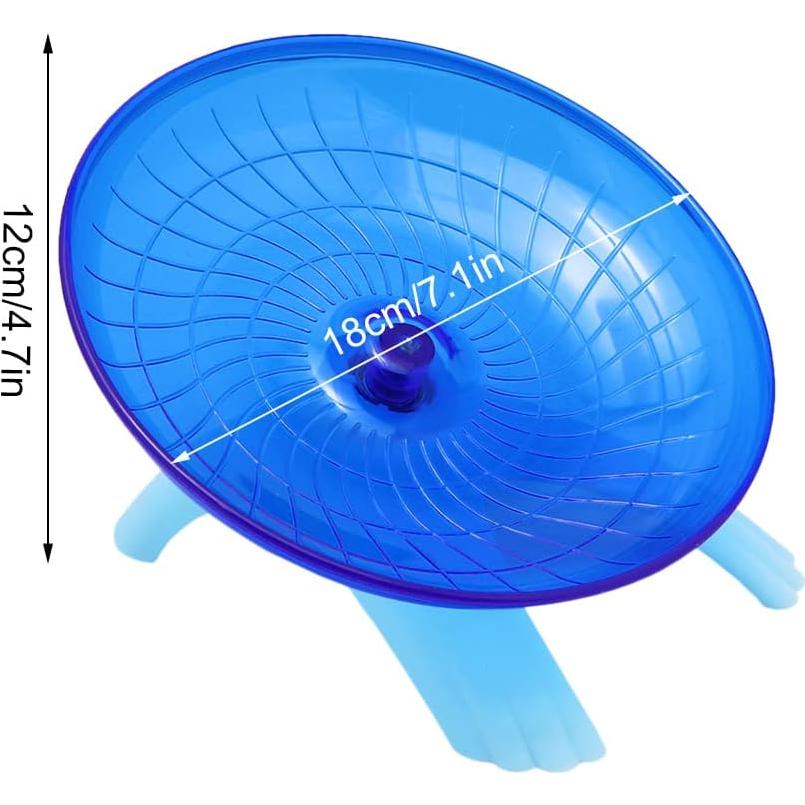 Rueda de Ejercicio para Hámster Litewood 18cm Azul Silenciosa