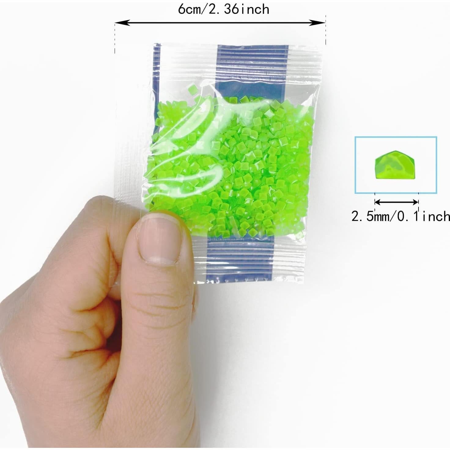 Piedras de Pintura de Diamante Brillantes en la Oscuridad 4000pcs