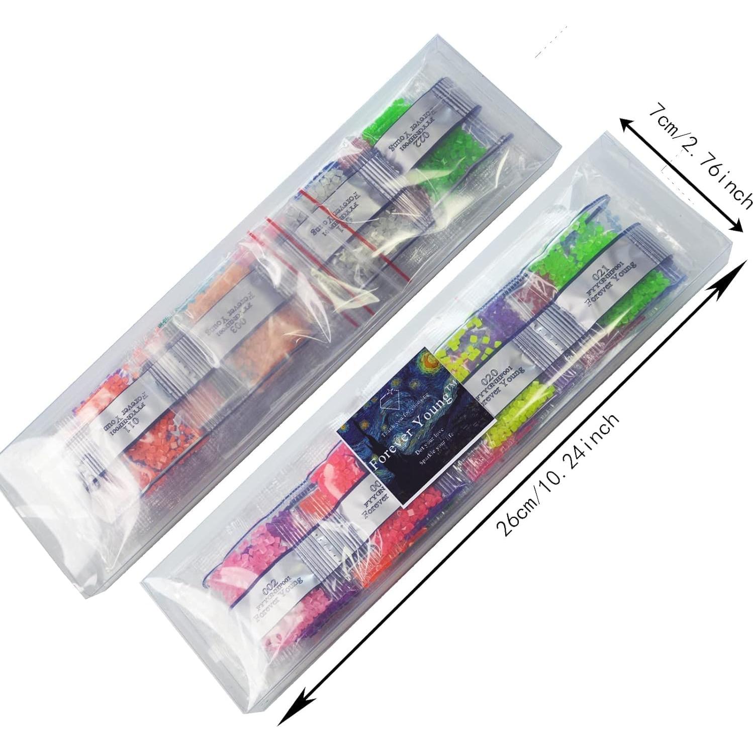 Piedras de Pintura de Diamante Brillantes en la Oscuridad 4000pcs