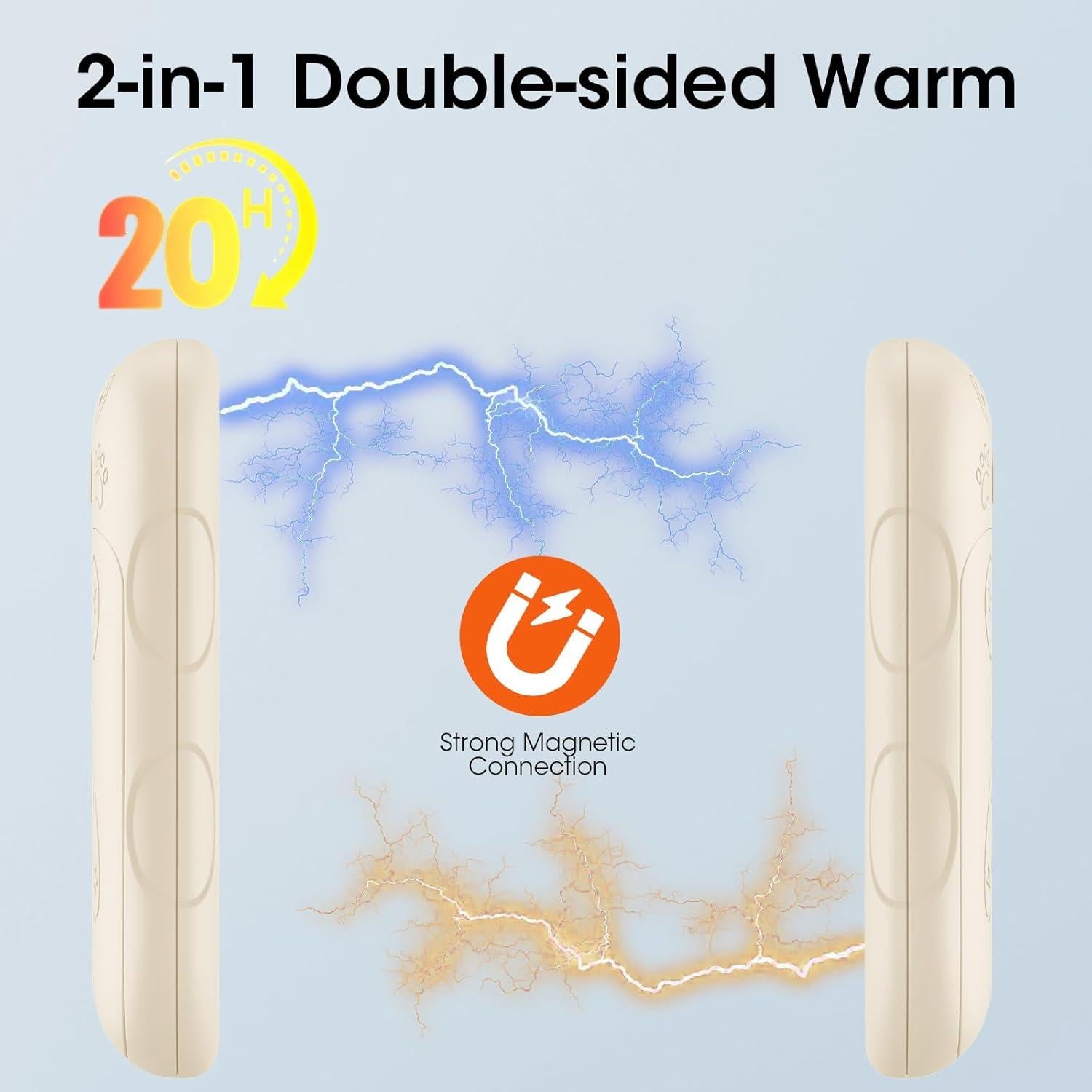 Calentadores de Manos Recargables WXX A22 6000mAh Doble Cara