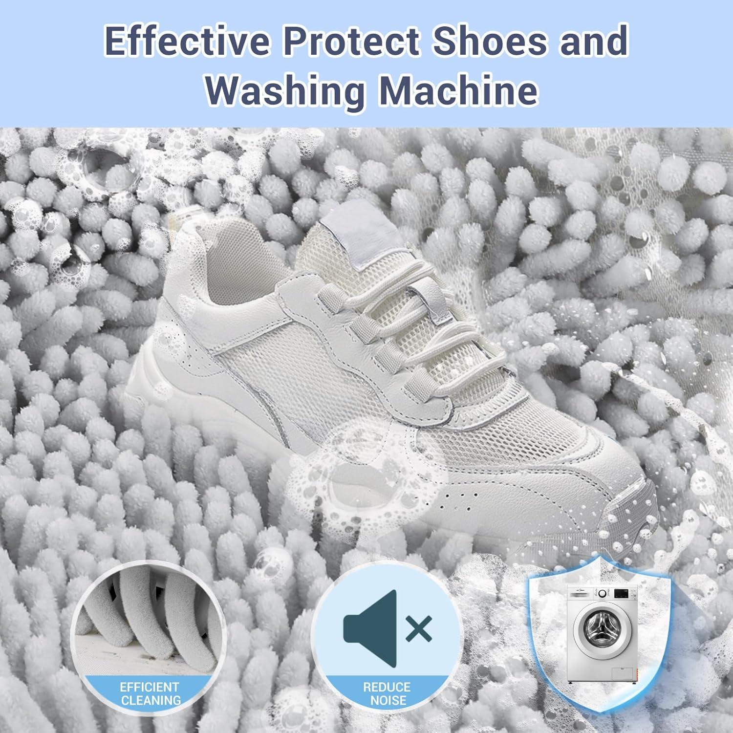 Bolsa de Lavado de Zapatos Teletrogy 7.4L Reutilizable Gris