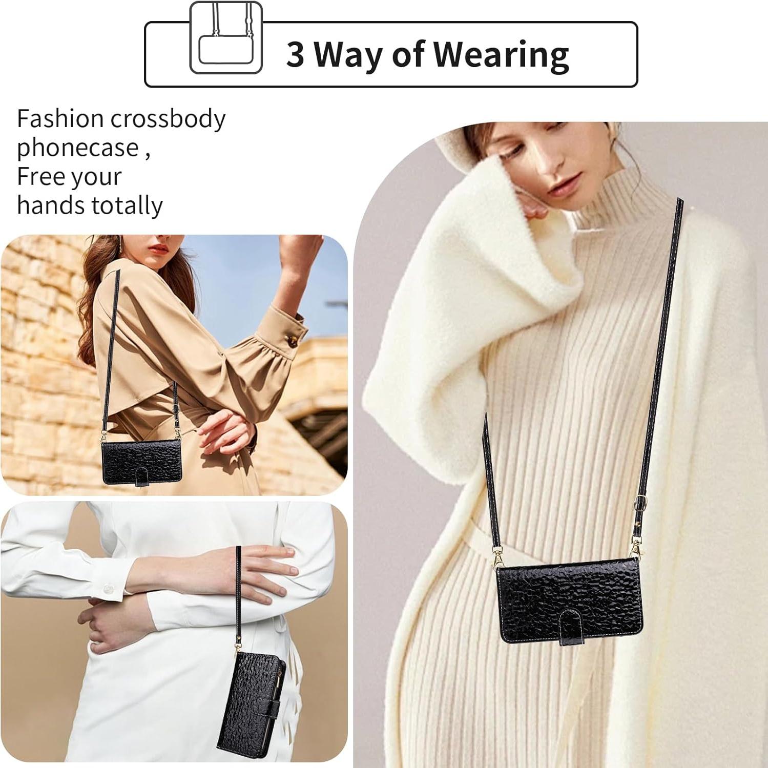 Funda billetera Furiet para Cricket Icon 5 / AT&T Motivate 4 negra