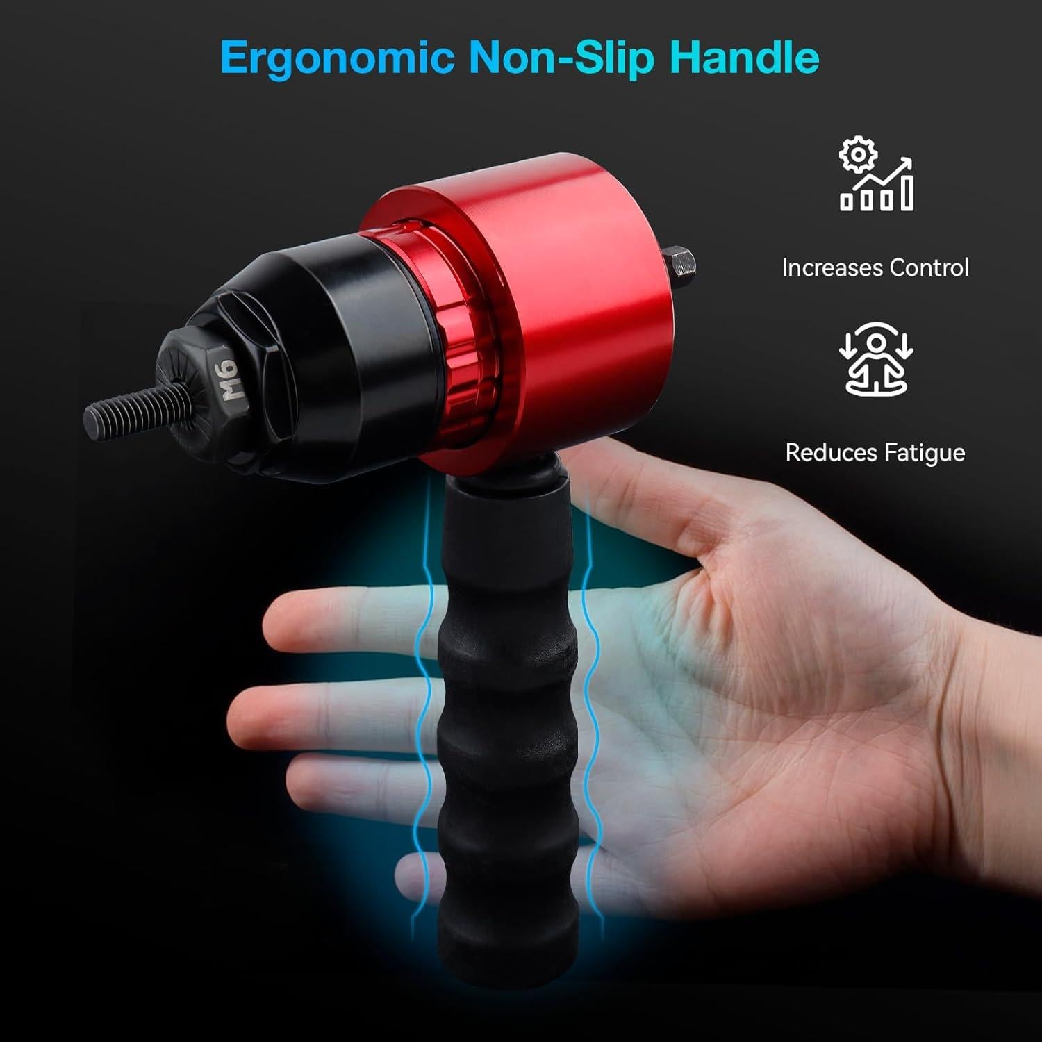 Kit de Tuerca Remachada YUZES con Adaptador para Taladro