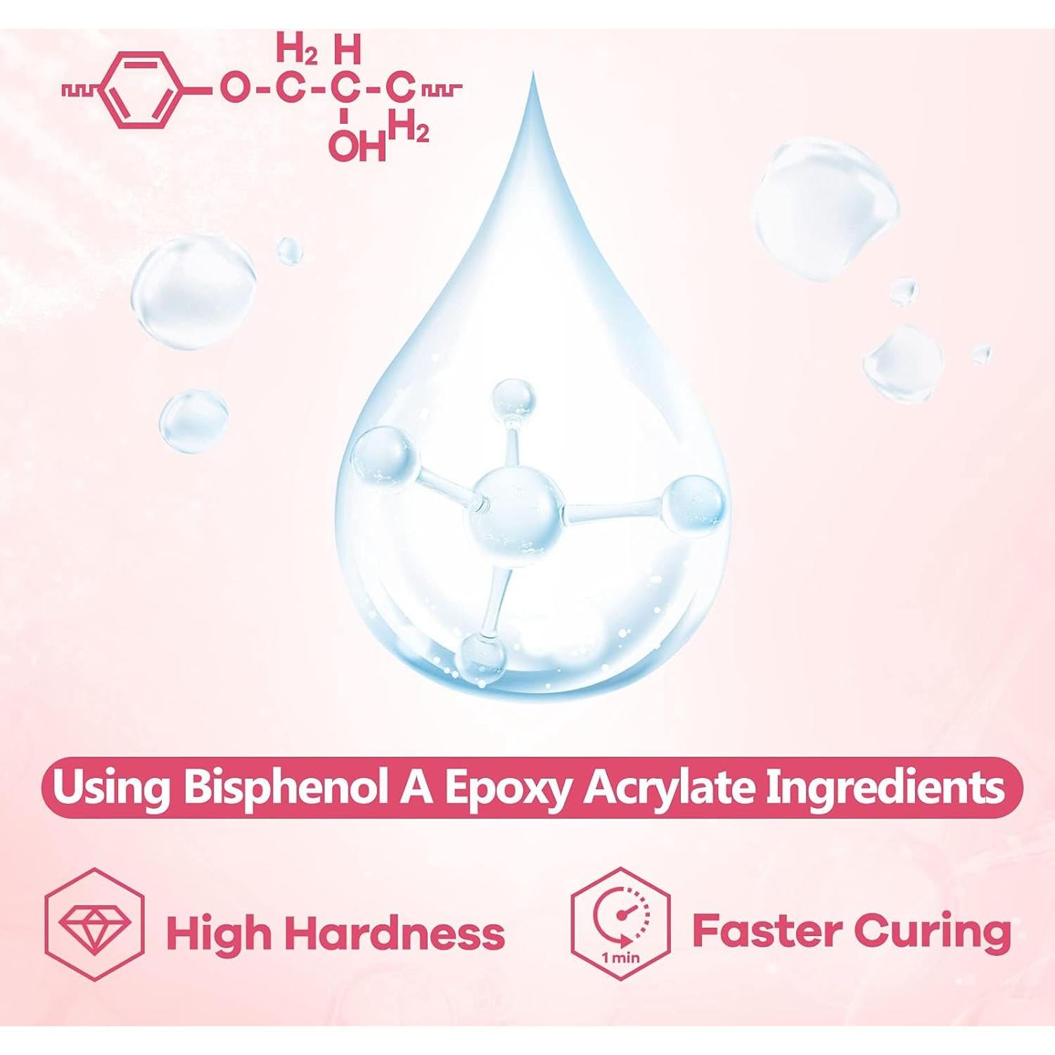 Resina Epóxica UV YIEHO 100g Kit Inicio Joyería Cristalina