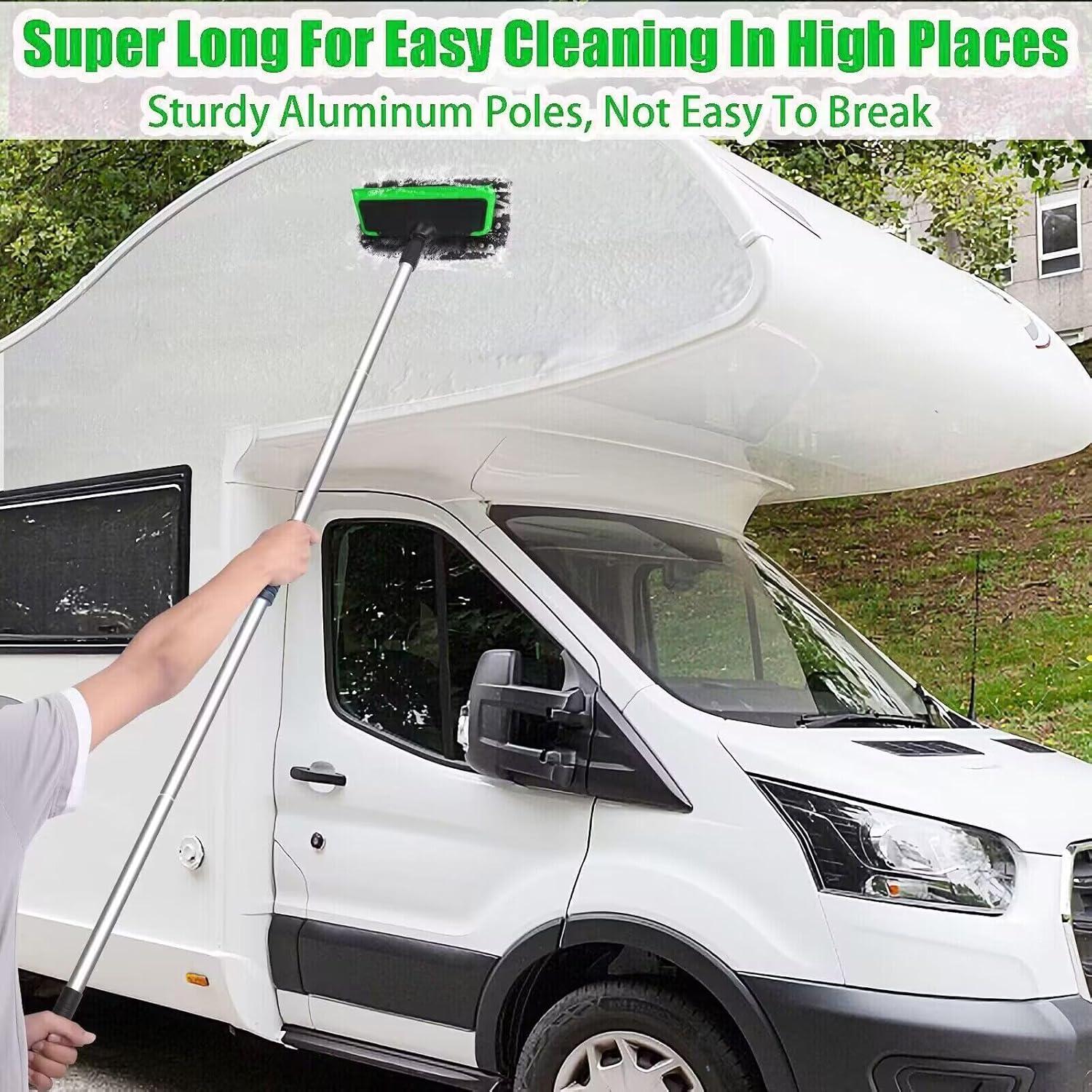 Kit de Cepillo de Lavado de Autos Stemni con Guante y Toalla