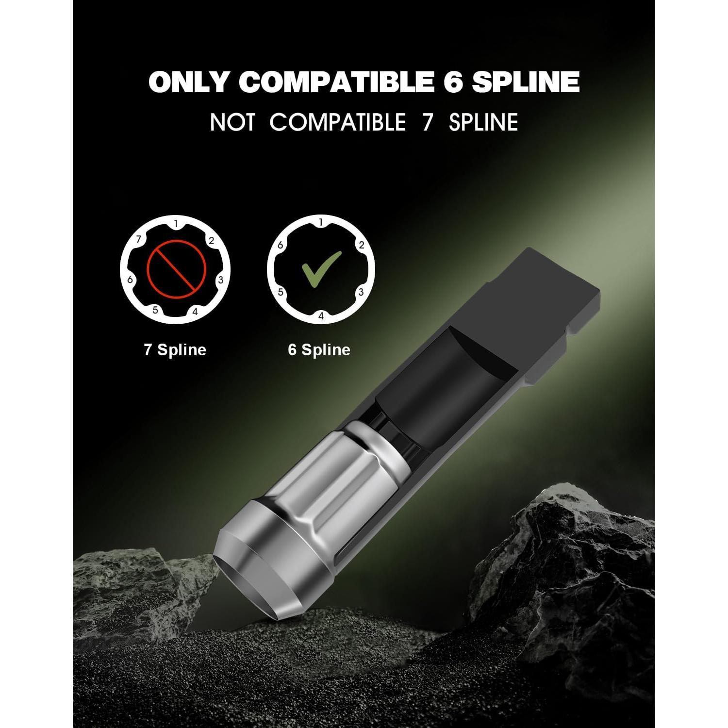 Llave de Tuerca 6 Spline GAsupply 90mm Acero Negro 1pc