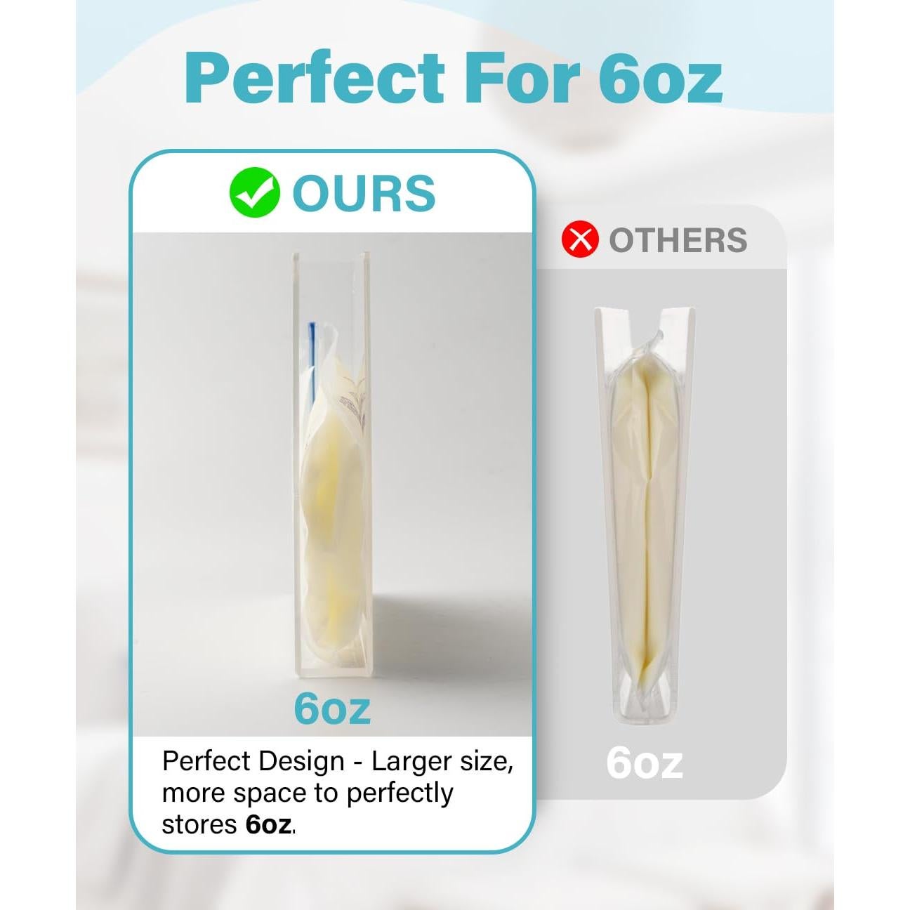 Congelador Plano para Leche Materna Baby Noah 2 Piezas 170ml