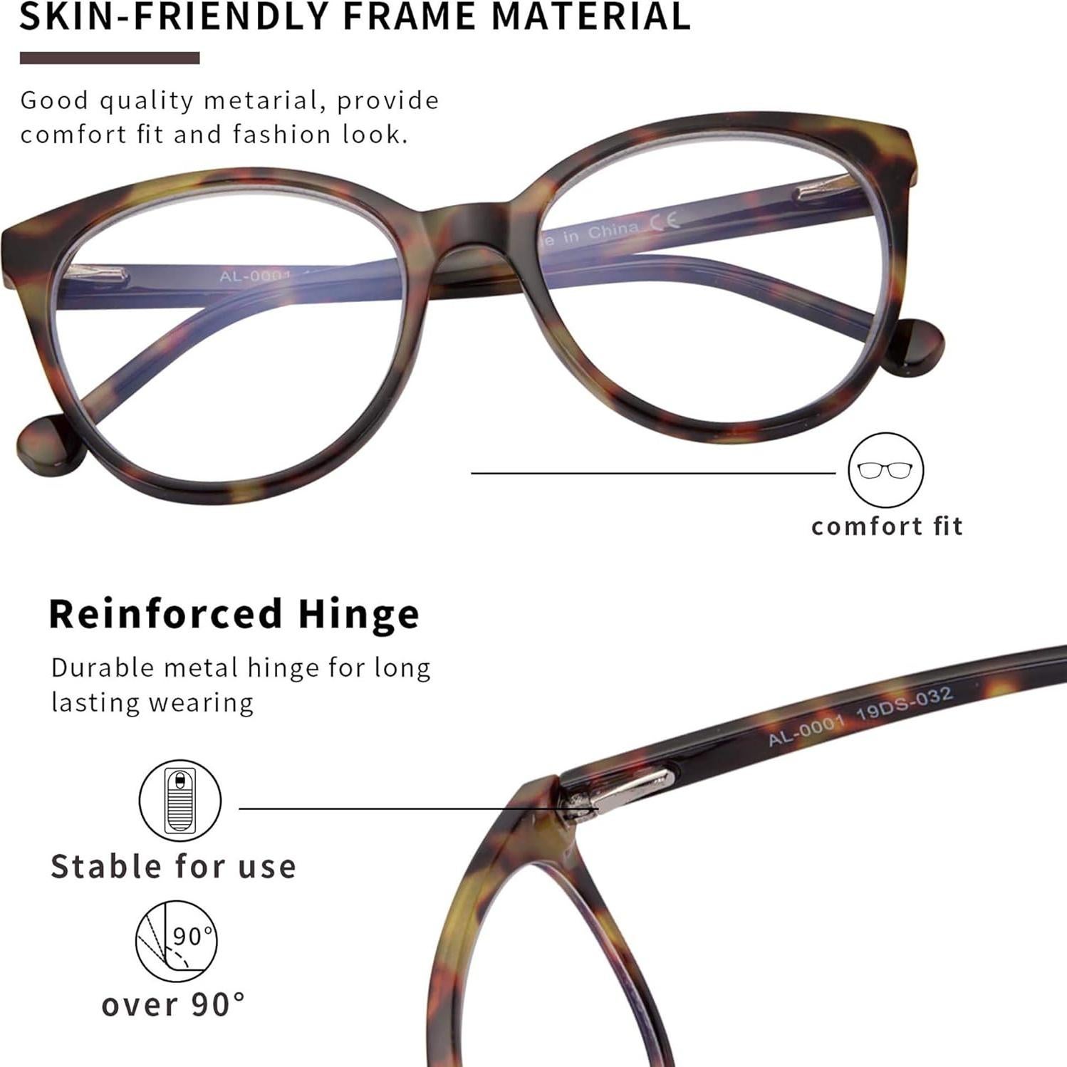 Gafas de bloqueo de luz azul Madison Avenue 2 Pack - Estilo Gato