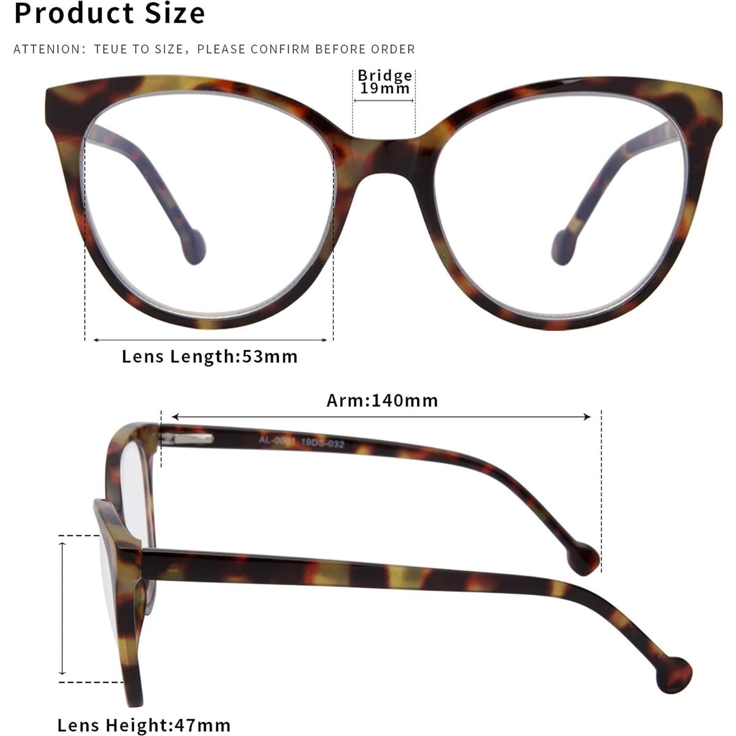 Gafas de bloqueo de luz azul Madison Avenue 2 Pack - Estilo Gato