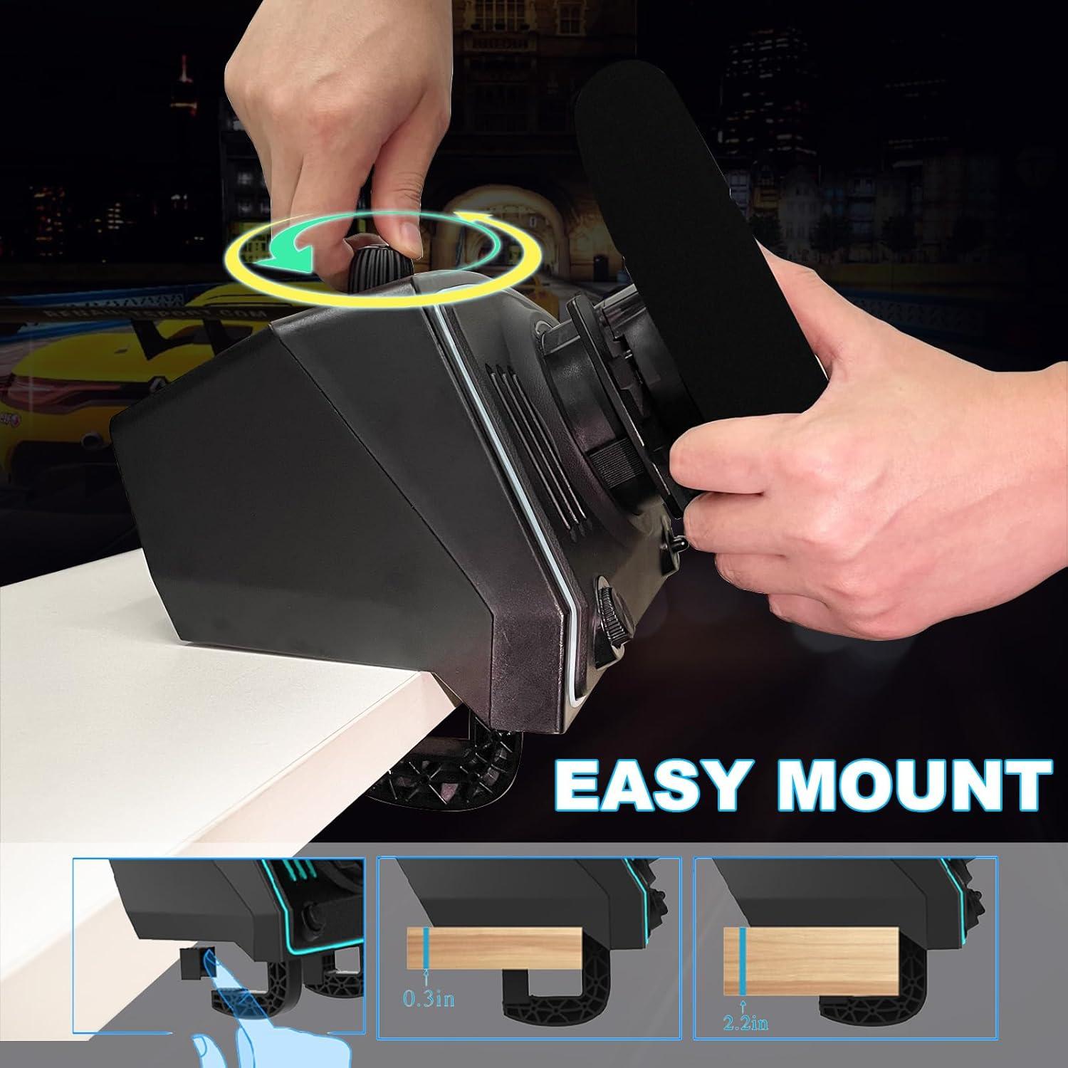 Volante de Juego DOYO 1080° con Pedales y Cambiador para PC/PS4/Xbox