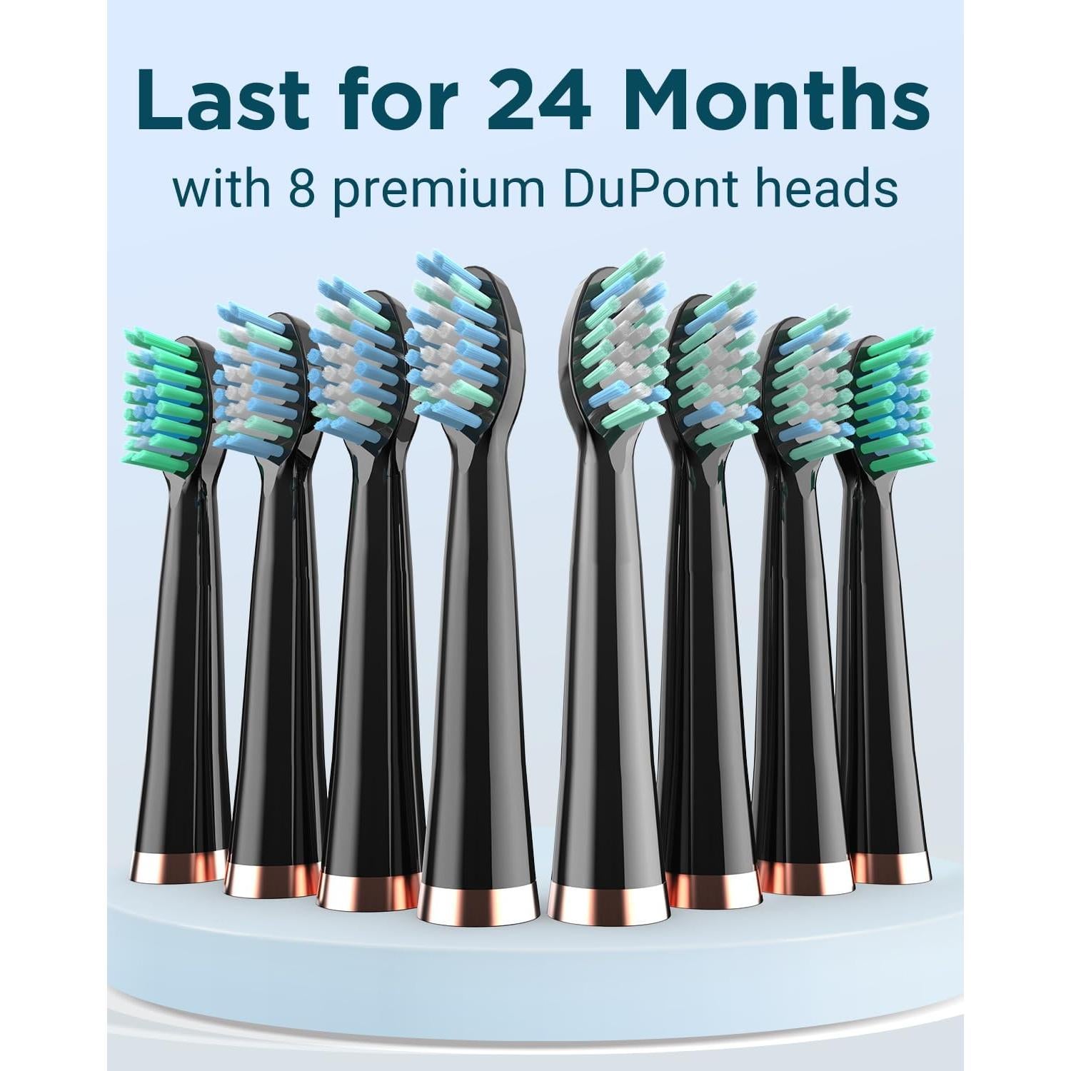 Cepillo de Dientes Eléctrico Sonic Rtauys M5 Recargable Negro